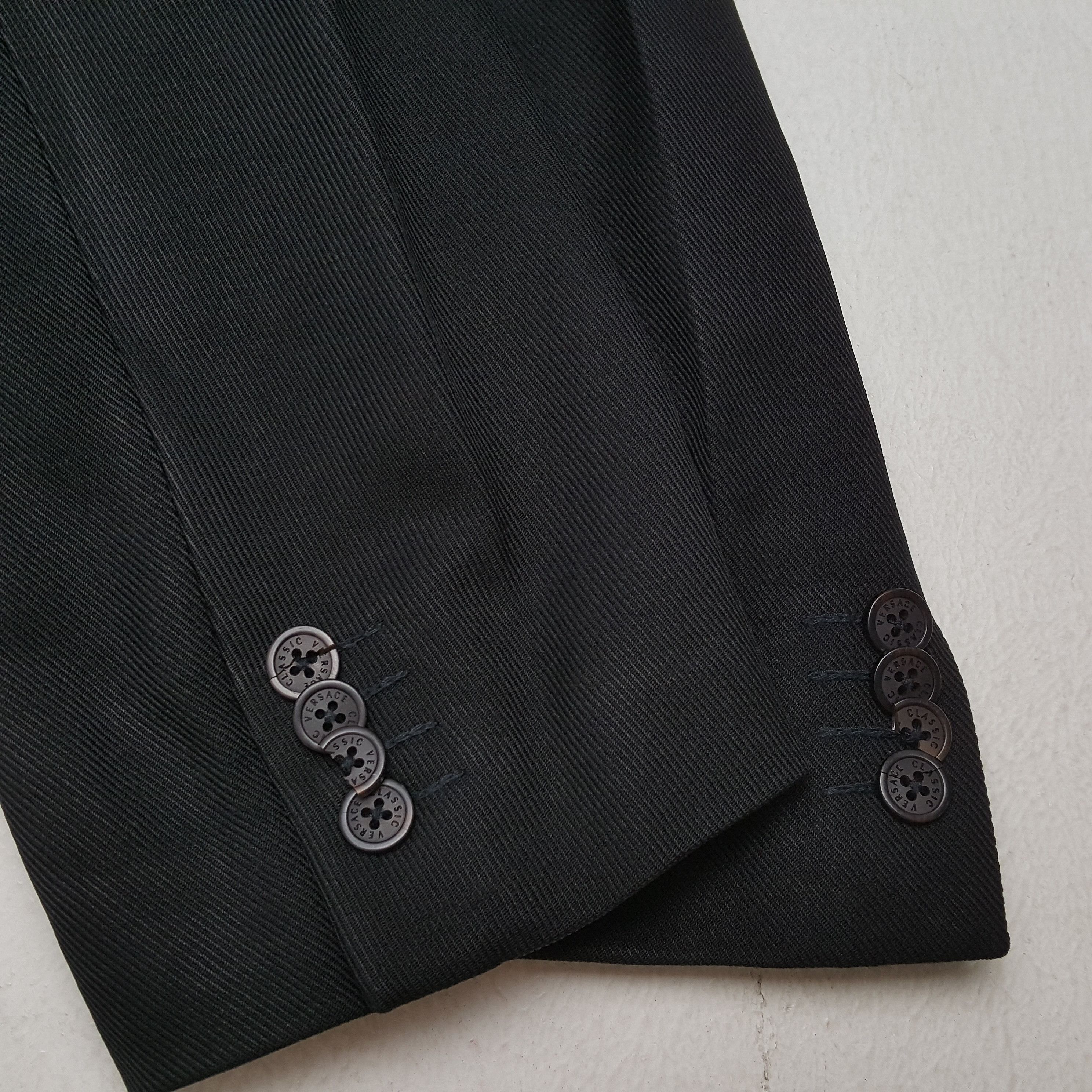 Versace × Vintage Vintage VERSACE CLASSIC Italian Fashion Brand Blazer Size 36R - 6 Thumbnail
