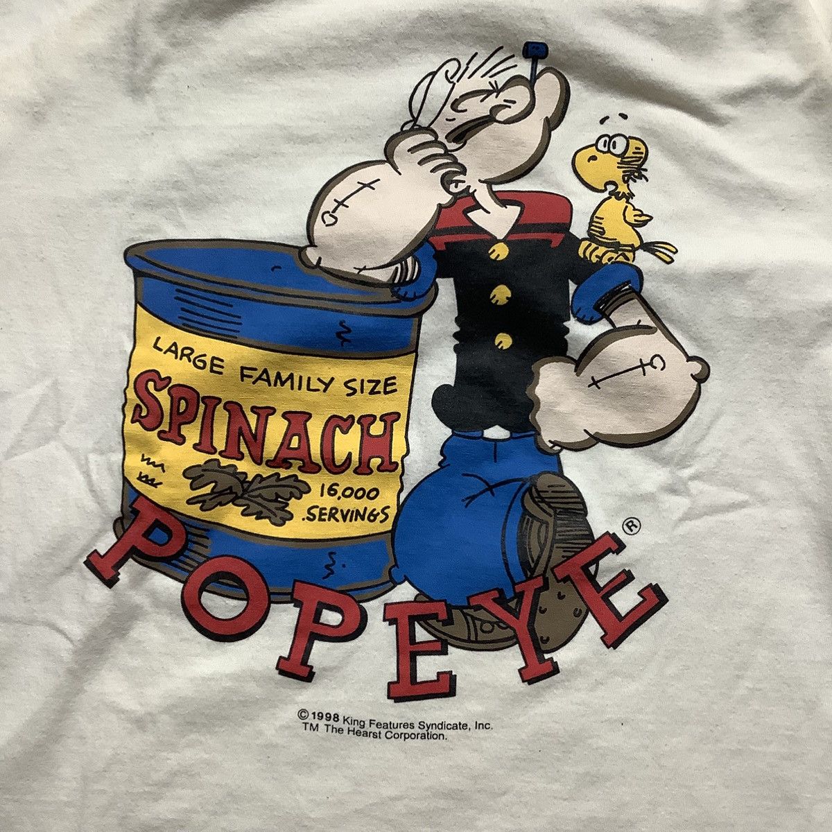Cartoon Network × Vintage 1998 Popeye Vintage Longsleeve Size US M / EU 48-50 / 2 - 4 Thumbnail