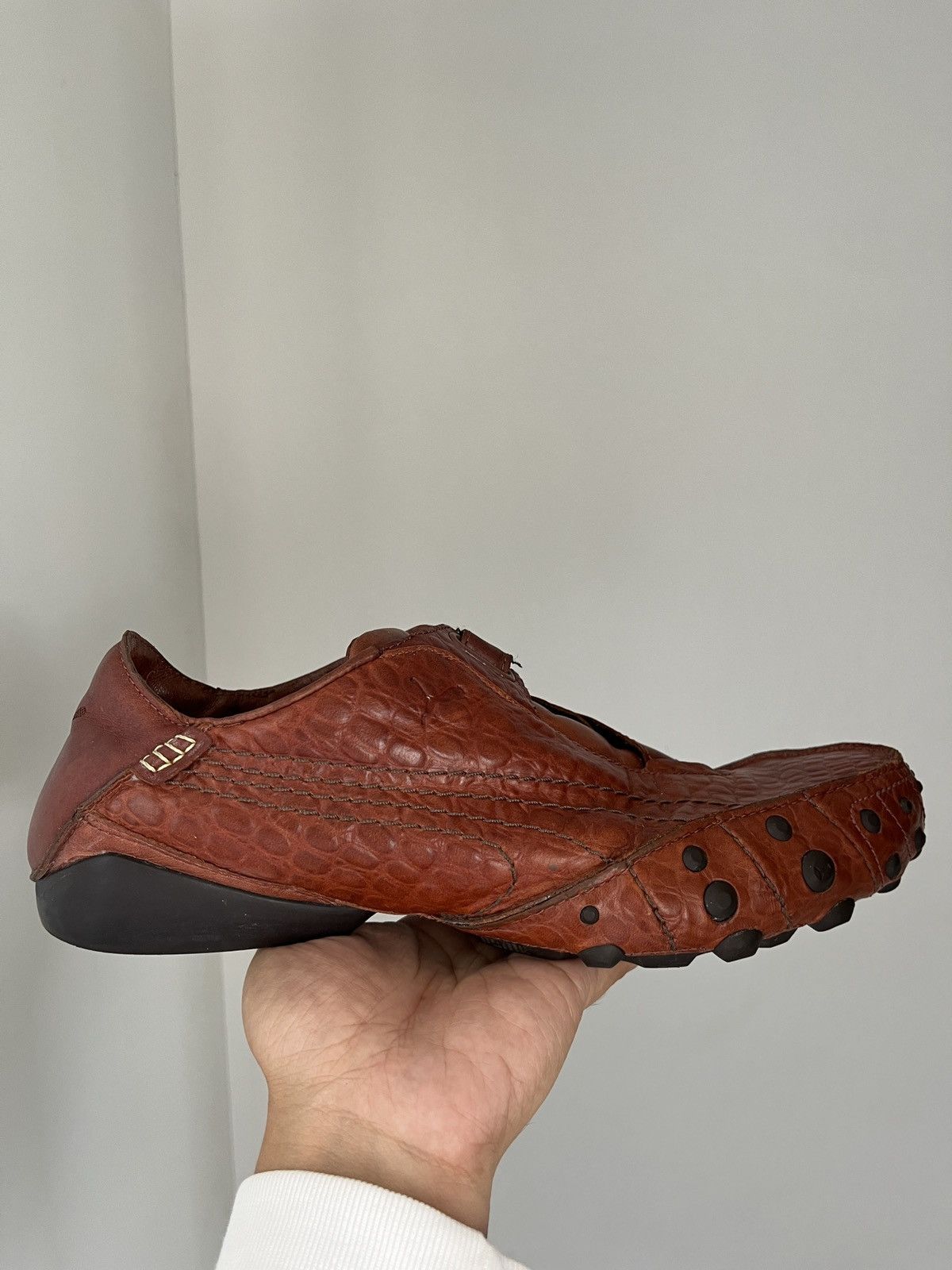 Puma Vintage Puma Amoko Leather “ Alligator ” Size US 9.5 / EU 42-43 - 1 Thumbnail