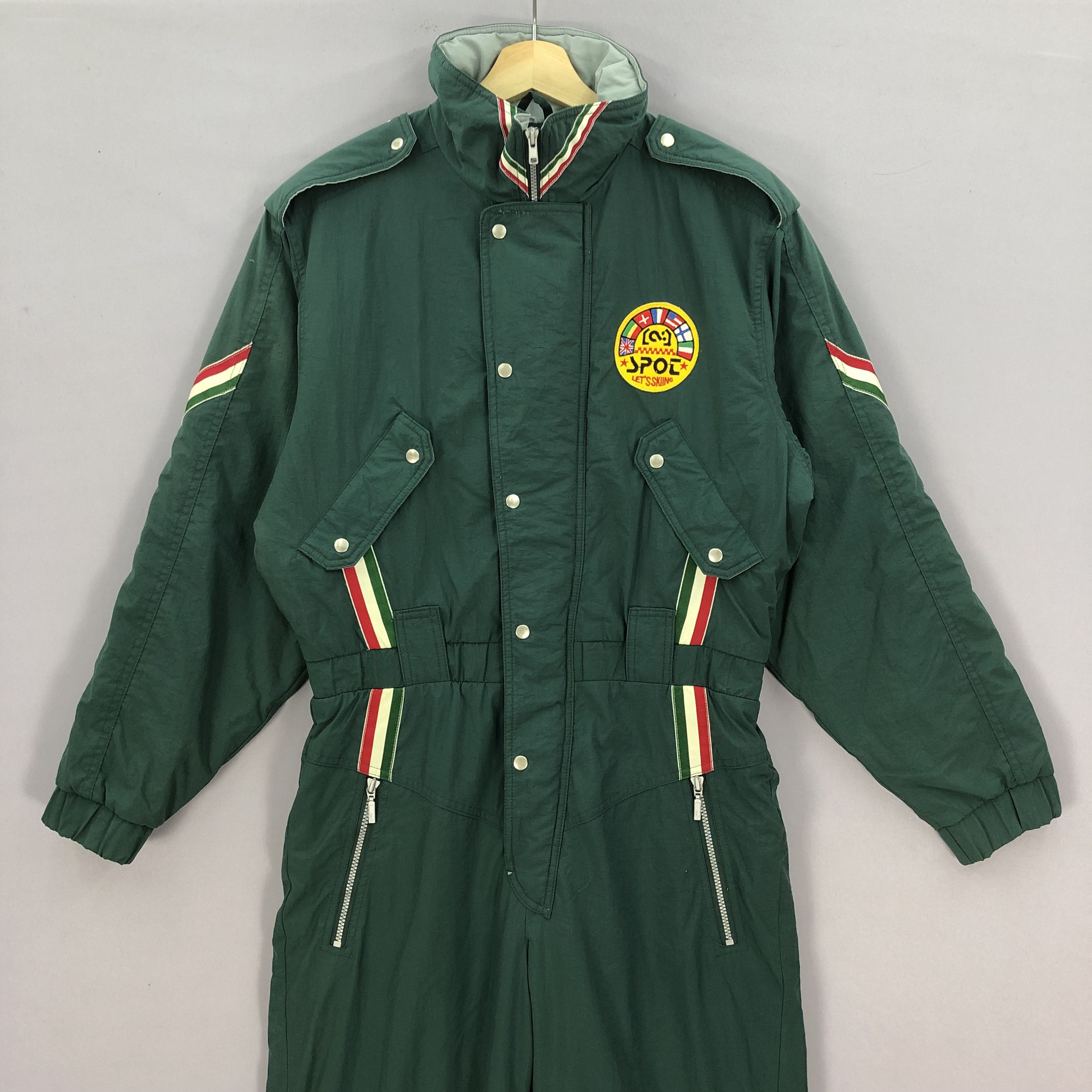 Other Vintage 90s Spots Ski Overalls Snowboards Ski Wear Suits Size US 32 / EU 48 - 3 Thumbnail