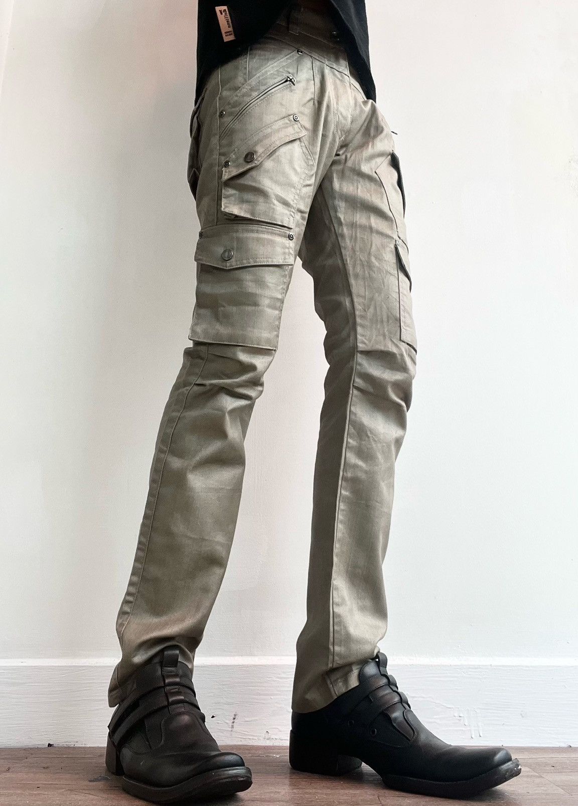 semanticdesign 00s Semantic Avant-Garde Cargo Pants Size US 32 / EU 48 - 1 Thumbnail