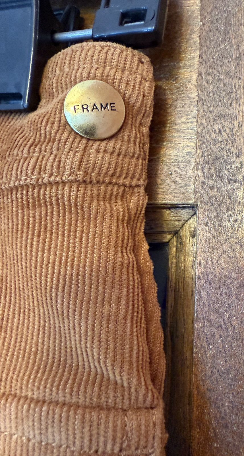 Frame Frame Denim Le Bardot Tobacco Corduroy Fall Mini Skirt Size 23" - 6 Thumbnail