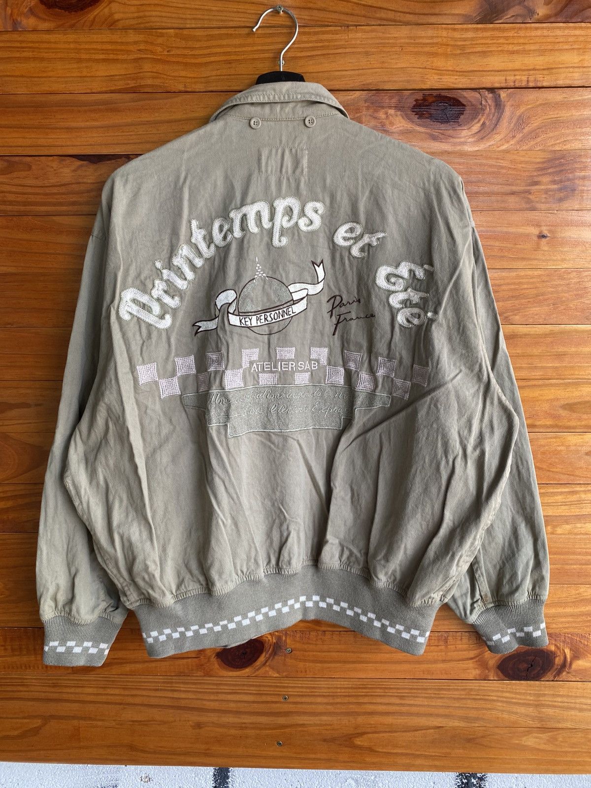 Japanese Brand Vintage Atelier SAB “Printemps et Été” Paris France Jacket Size US L / EU 52-54 / 3 - 8 Thumbnail