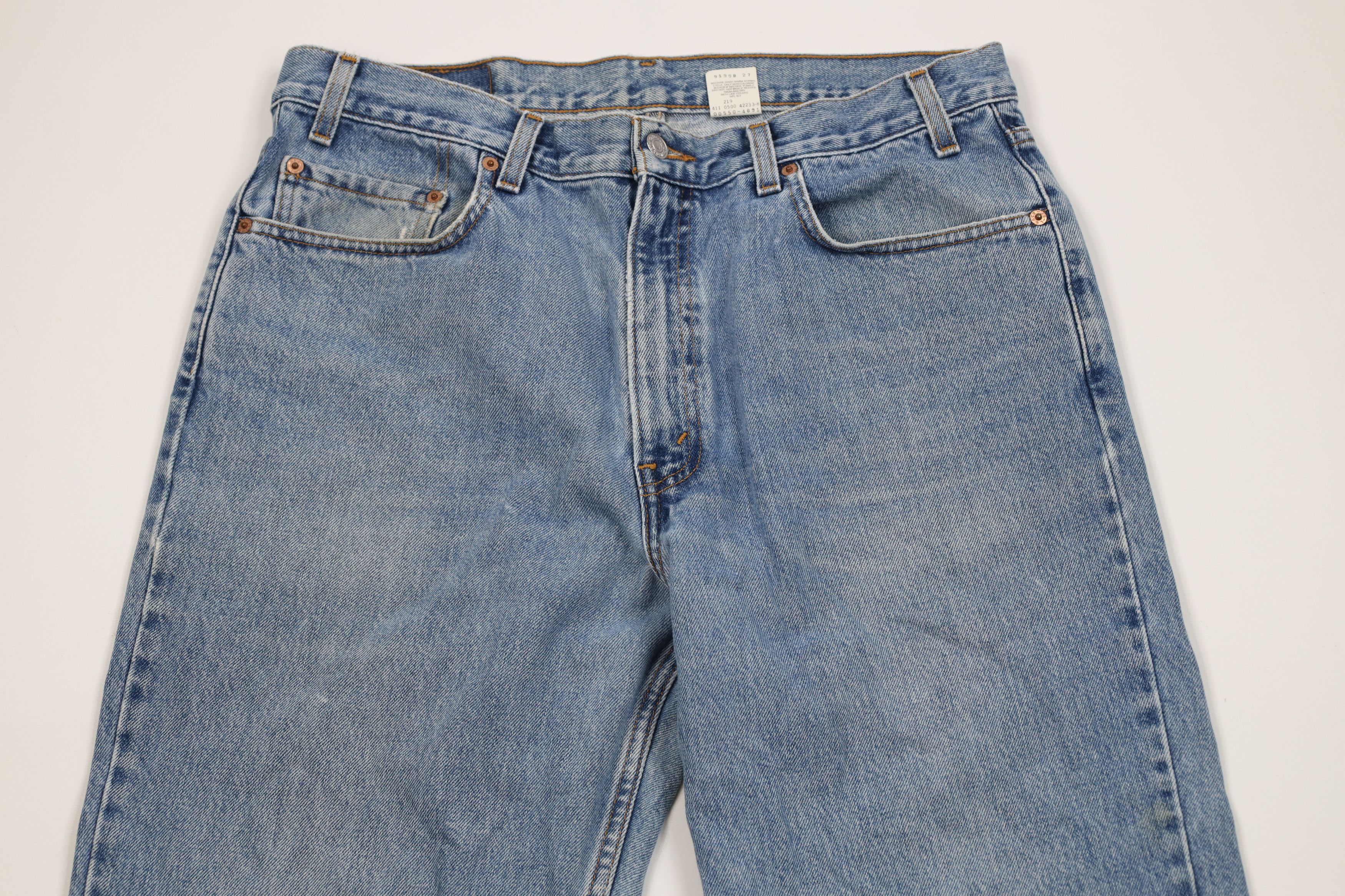 Levi's Vintage Y2K 2000 Levis 550 Relaxed Fit Denim Jeans Blue Size US 36 / EU 52 - 2 Thumbnail