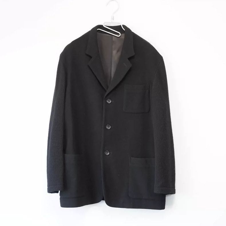 Yohji Yamamoto Yohji Yamamoto Yohji Yamamoto Knit Blended Jacket-2506 Size US XL / EU 56 / 4 - 2 Thumbnail