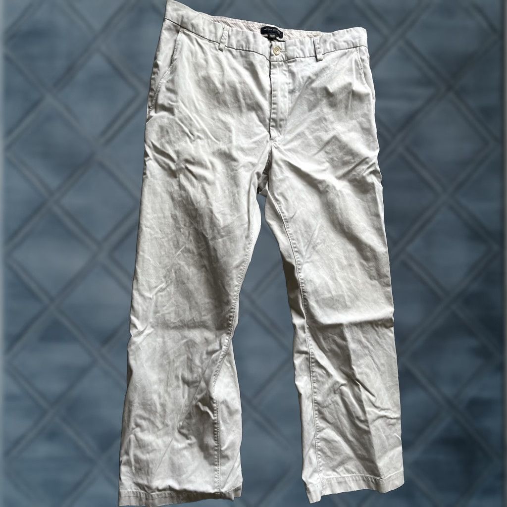 Banana Republic BANANA REPUBLIC Y2K Pants Beige Solid Mens 38x32 Cotton Size US 38 / EU 54 - 1 Thumbnail