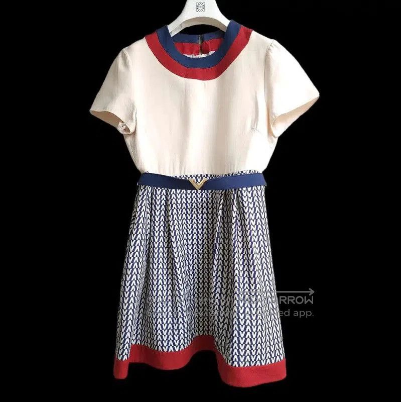 Valentino Valentino Spring Autumn Long Dress in Navy Blue . Size XL / US 12-14 / IT 48-50 - 1 Thumbnail