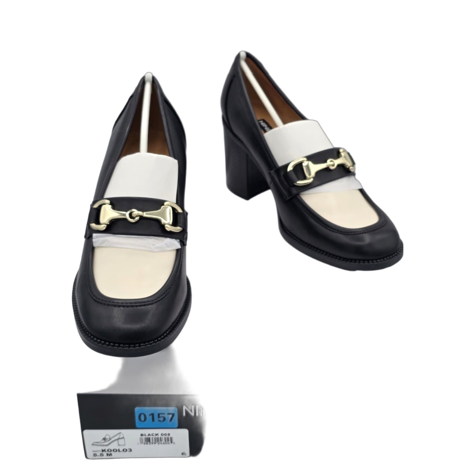 Nine West Nine West Pumps Women's Koolo 3 Block Heel Pump Black Size 5.5 M Shoes Womens Heel Pump Black 5.5 M Size US 7 / IT 37 - 1 Thumbnail