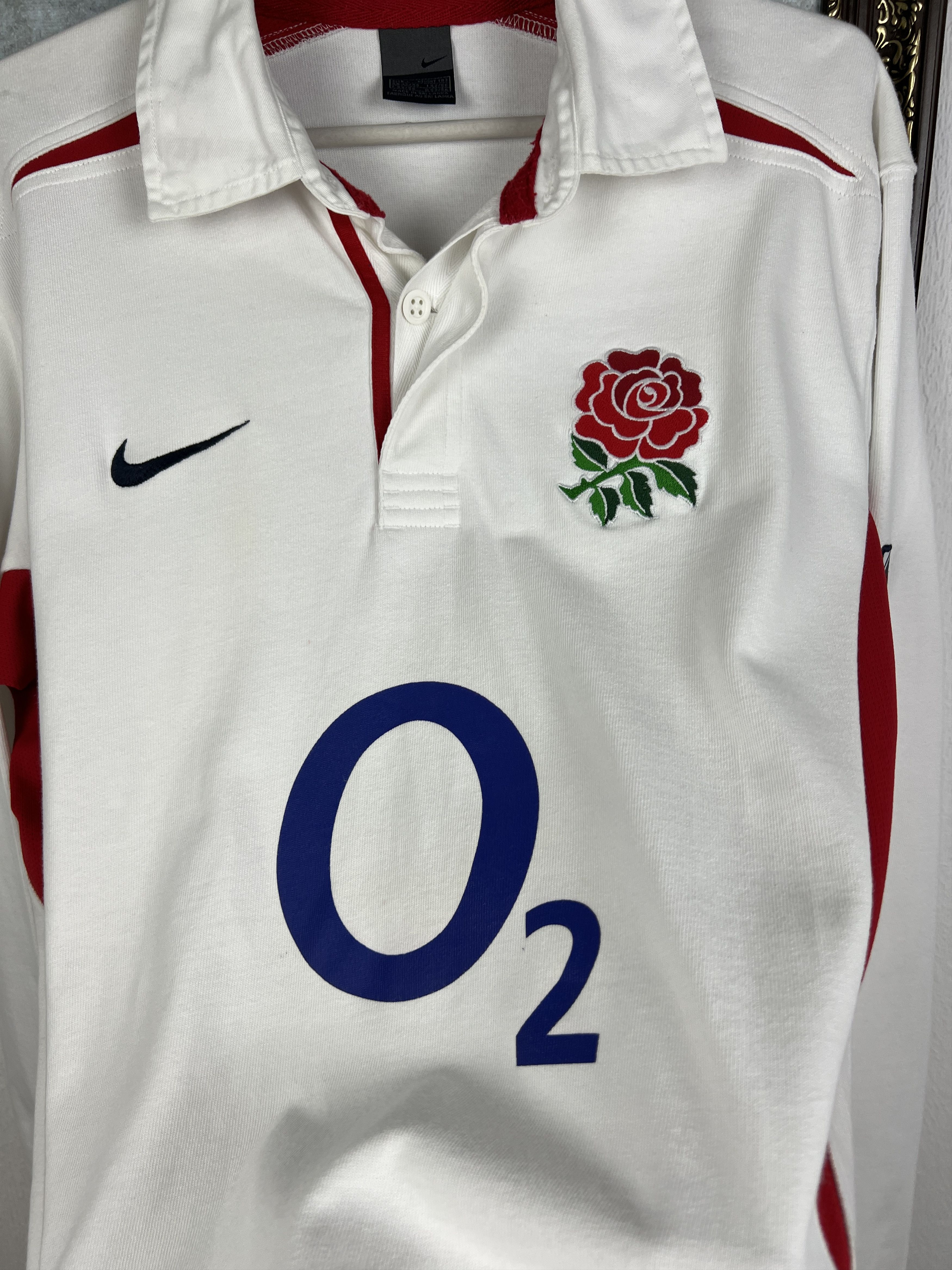 Nike Vintage Nike England Rugby Union Long Sleeve Jersey Shirt Size US L / EU 52-54 / 3 - 3 Thumbnail