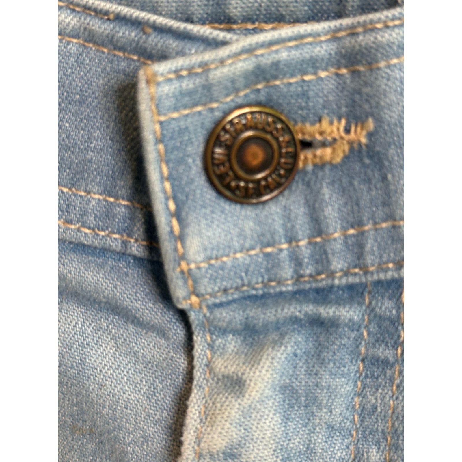 Levi's Levi’s with a Skosh vintage distressed painted jeans size 33 Size US 33 - 7 Thumbnail
