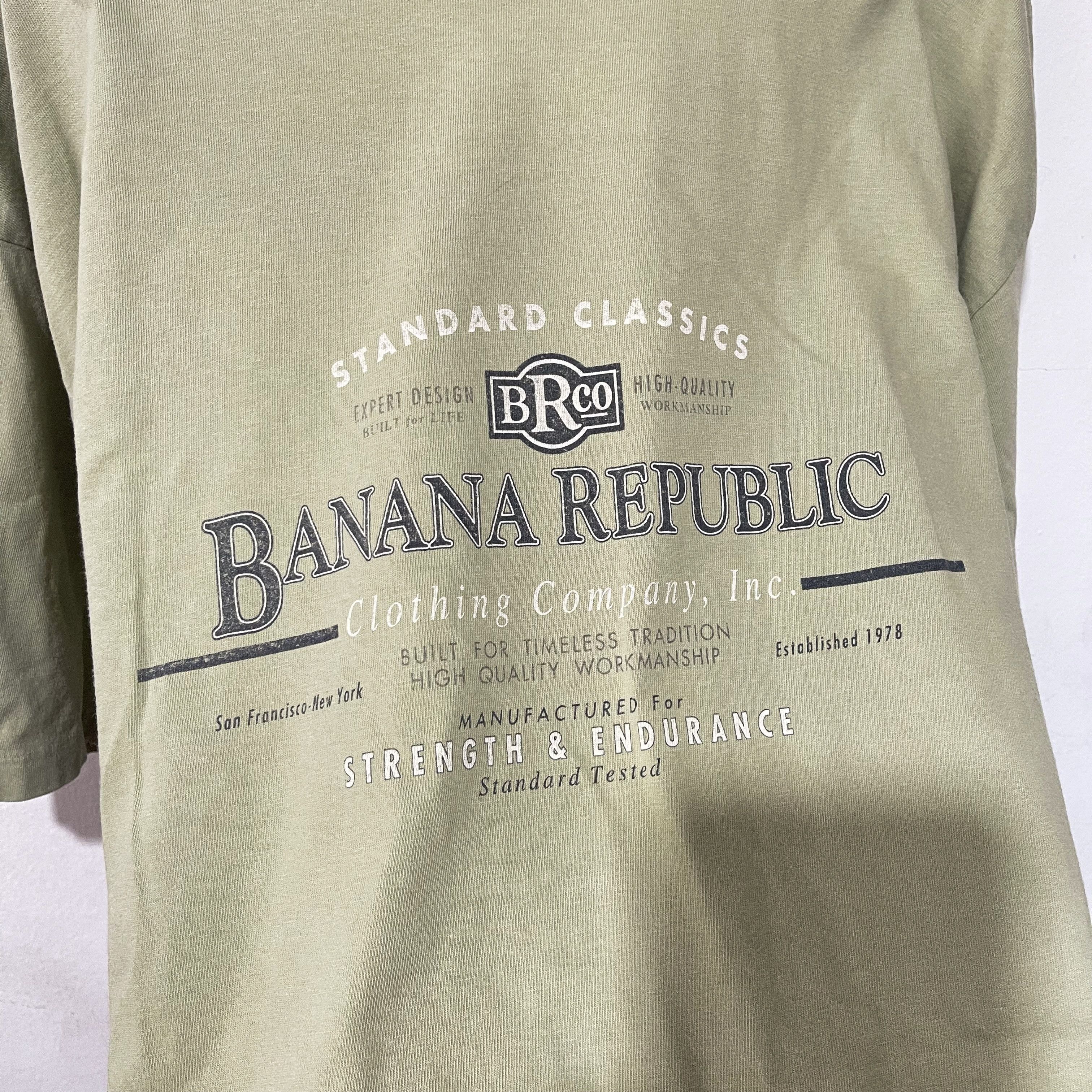 Banana Republic Vintage 90s Banana Republic T-Shirt Size US XL / EU 56 / 4 - 2 Thumbnail