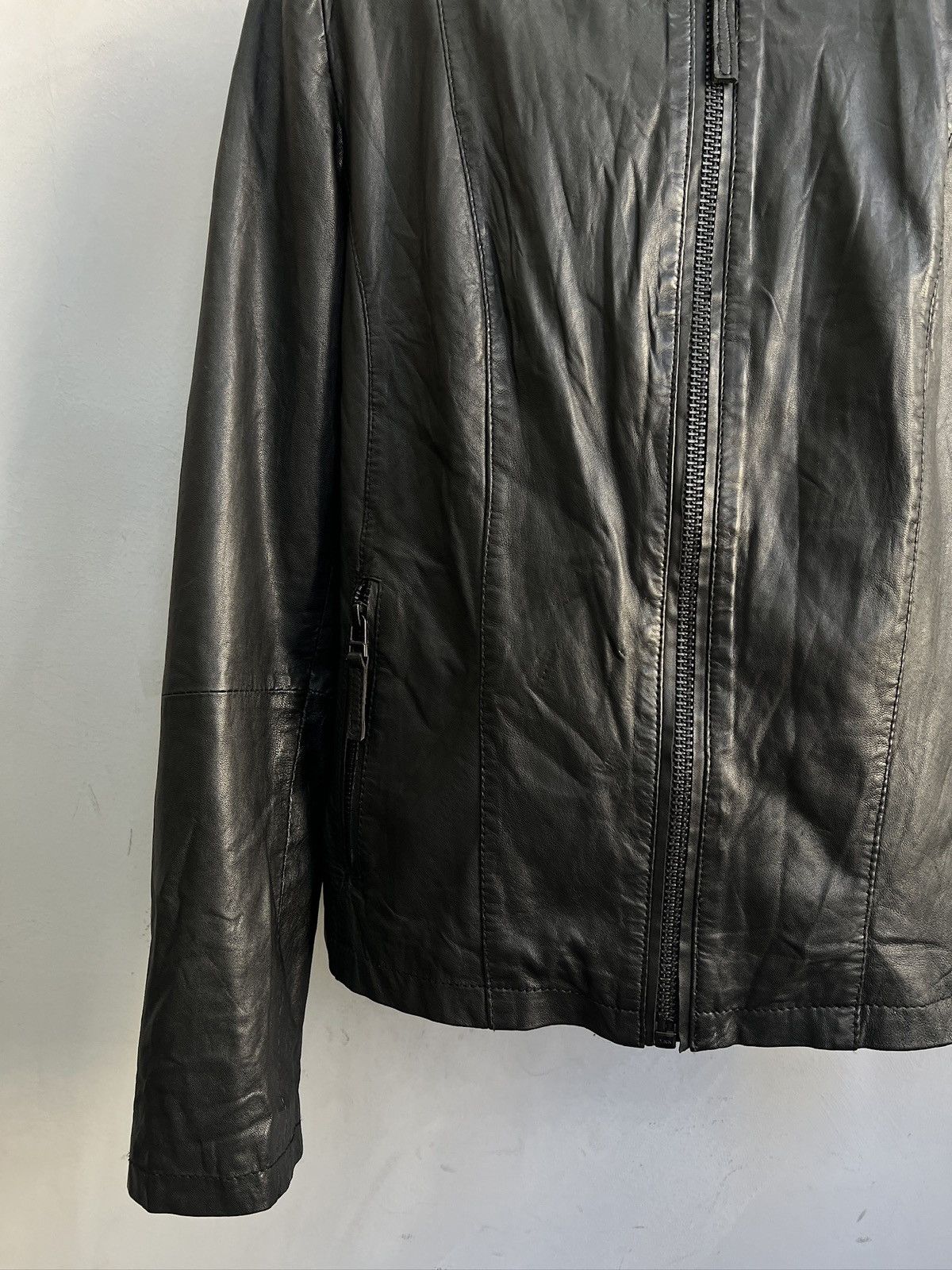 14th Addiction Gothic biker style y2k black leather jacket 14th addiction Size US M / EU 48-50 / 2 - 6 Thumbnail