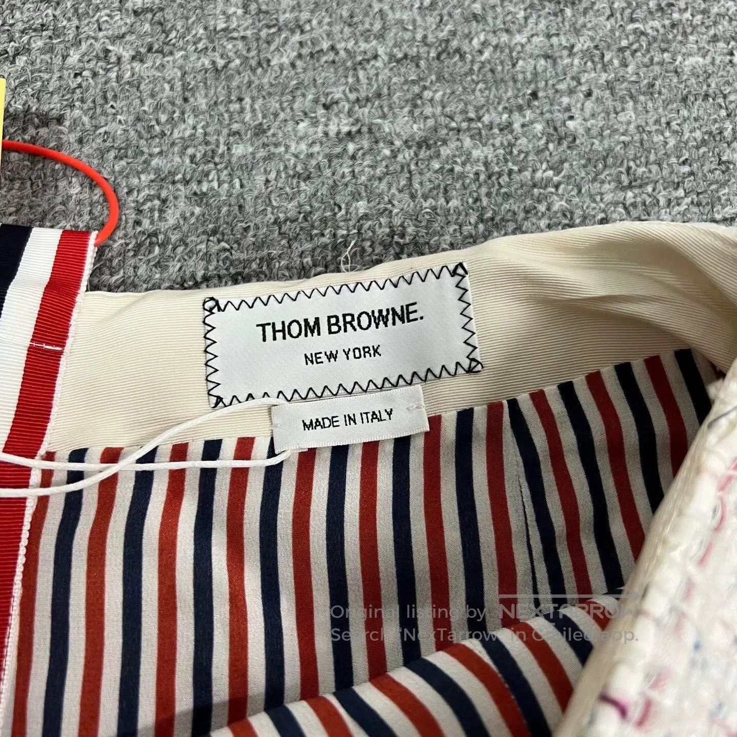Thom Browne Thom Browne Classic Logo Woven Skirt. Size 39" - 4 Thumbnail