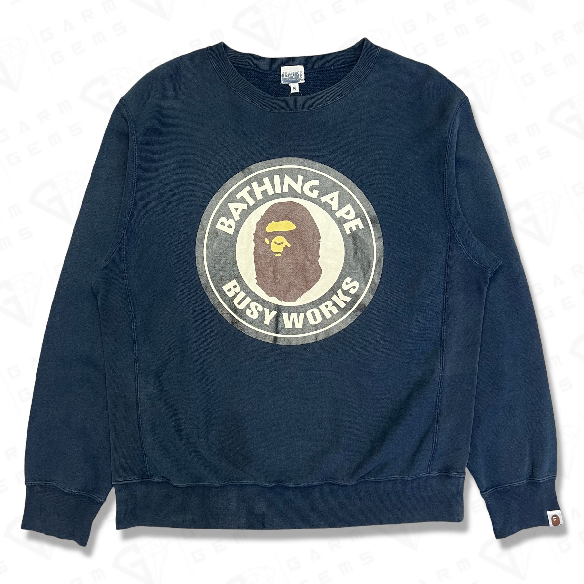 Bathing Ape Busy Works Hoodie | Grailed