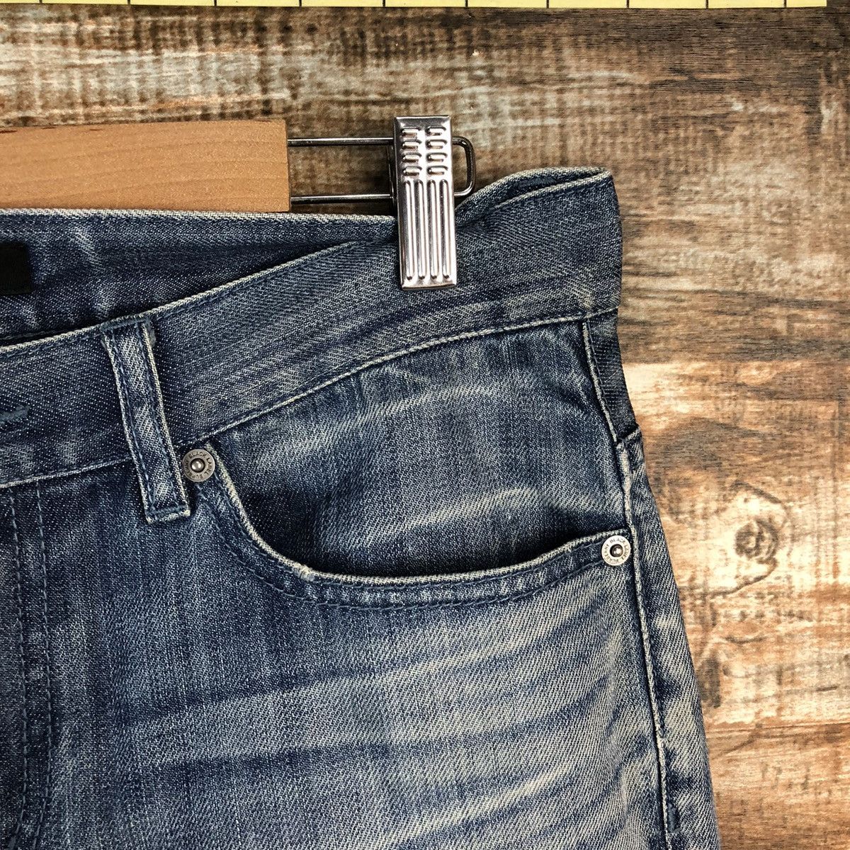 Burberry DLL Burberry Blue Distressed Denim Pants #C252 Size US 29 - 8 Thumbnail