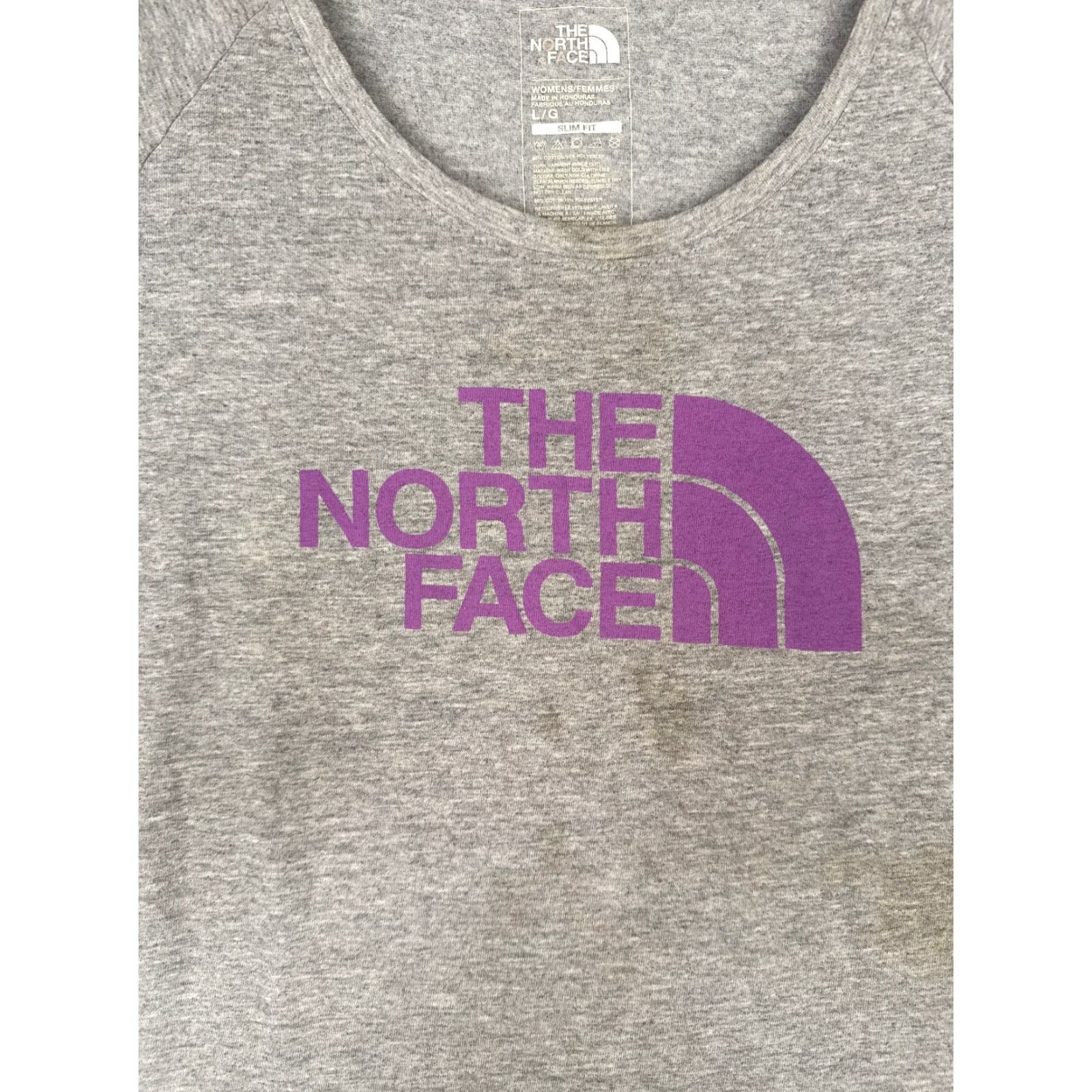 The North Face The North Face Shirt Women L Gray Crew Neck Polyester Blend Slim Fit Casual T-Shirt All Seasons Outdoor Spring Summer Fall Winter Womens Size L / US 10 / IT 46 - 6 Thumbnail