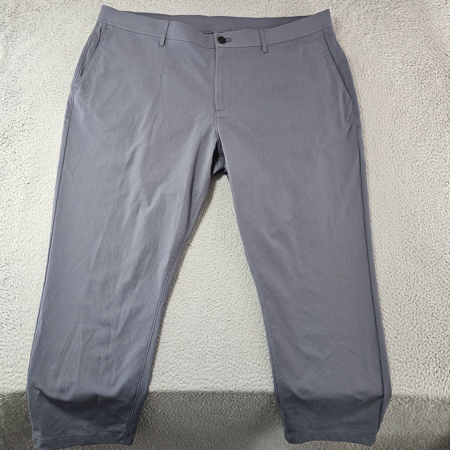 Vintage Public Rec Pants Mens 42x25 Slim Fit Polyester Travel Golf Stretch Breathable Pockets Wrinkle Resistant Lightweight Size US 42 / EU 58 - 2 Thumbnail