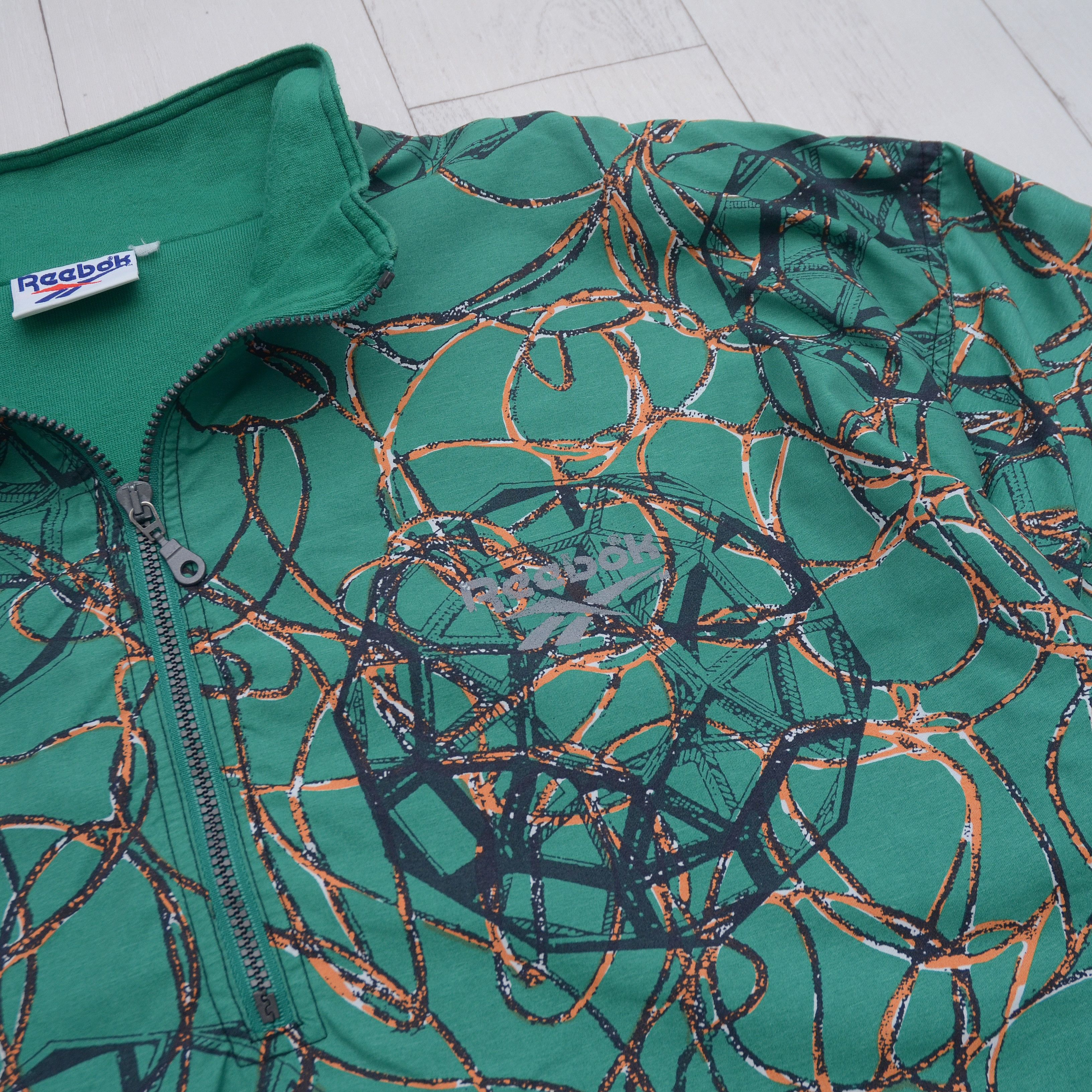 Reebok × Vintage Very Rare Vintage Reebok Anorak Jacket Y2K Football Chains Size US XL / EU 56 / 4 - 5 Thumbnail