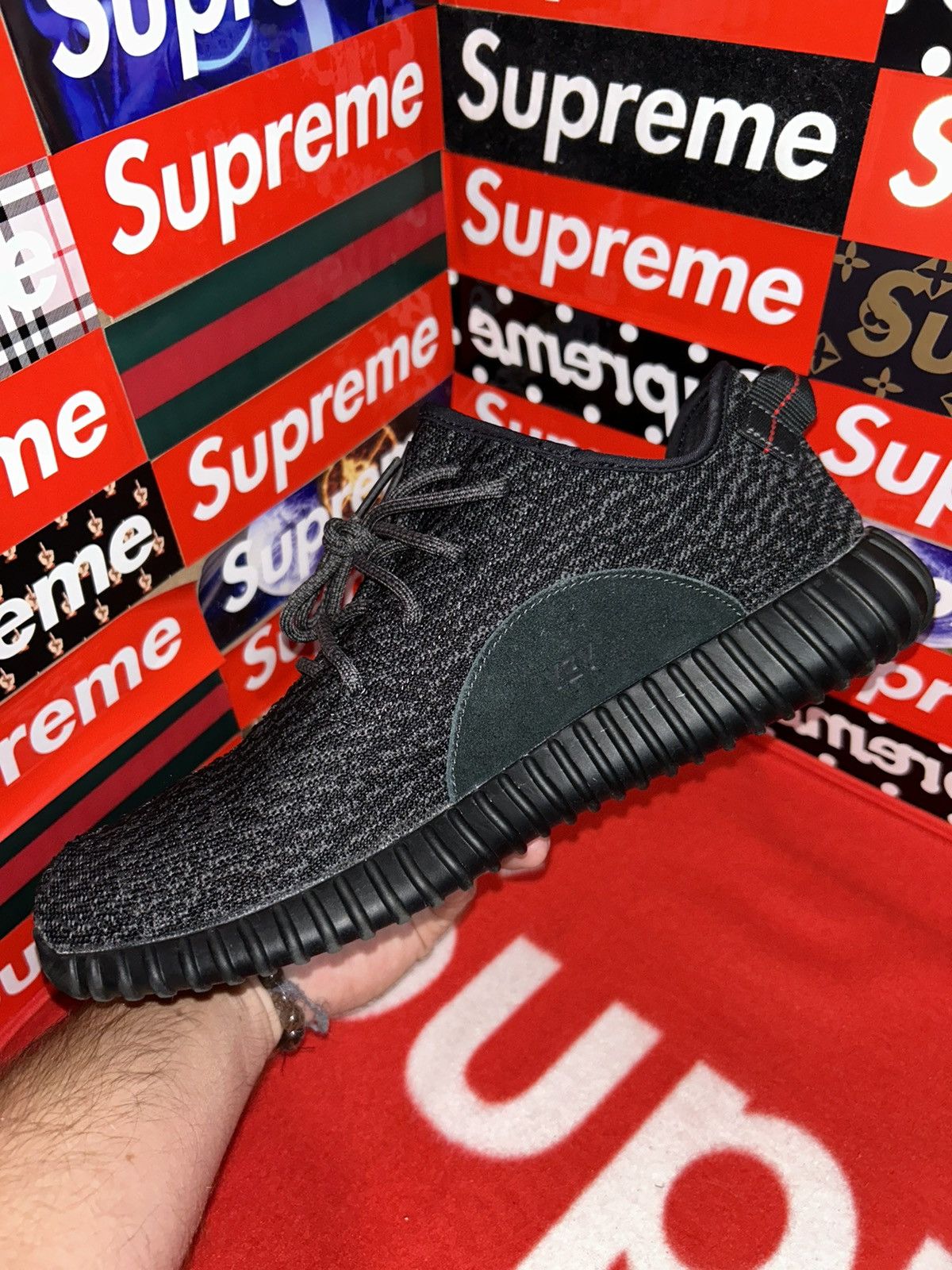Adidas adidas Yeezy Boost 350 Pirate Black (2015) AQ2659 size 12 Size US 12 / EU 45 - 9 Thumbnail