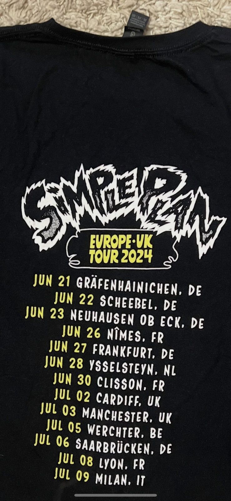 Band Tees Band tee Simple Plan UK tour 2024 Size US XXL / EU 58 / 5 - 2 Thumbnail