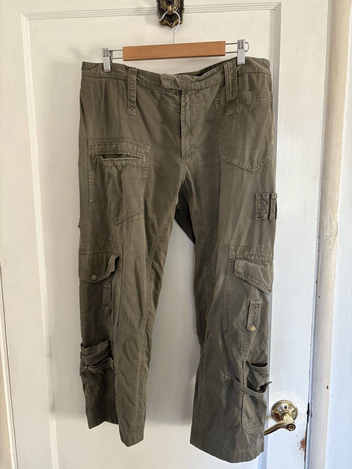 Dolce & Gabbana Dolce and Gabbana Vintage Olive Cargo Pants Size US 34 / EU 50 - 1 Thumbnail
