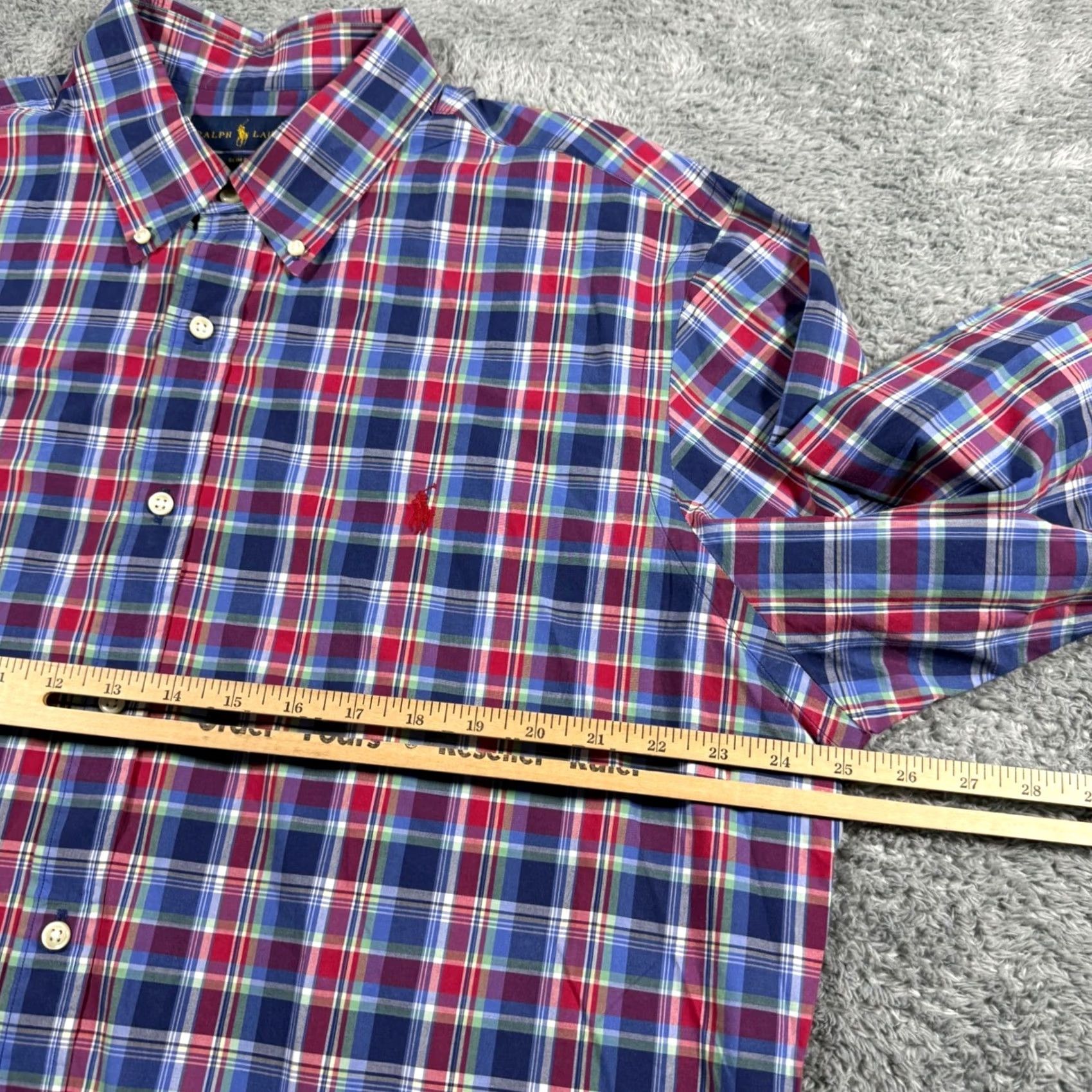 Ralph Lauren Ralph Lauren Slim Fit Madras Plaid Colorful Button Down Shirt Size 2XL Mens Size US XXL / EU 58 / 5 - 5 Thumbnail