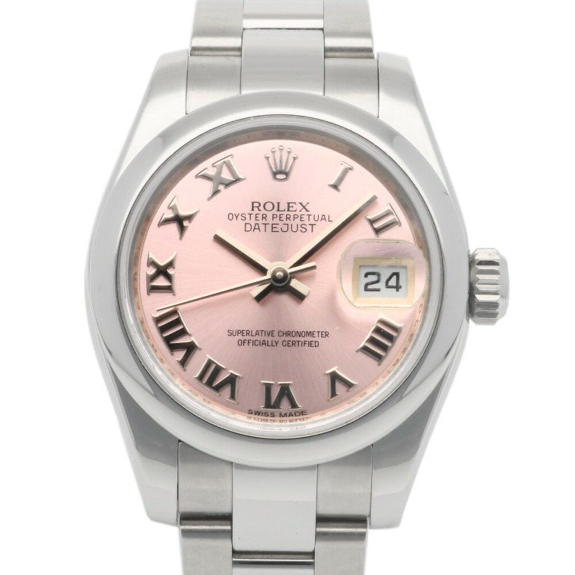 Rolex Datejust Oyster Perpetual Watch Stainless Steel 179160 Automatic Ladies Rolex G Serial 2010 Model Overhauled, Women's