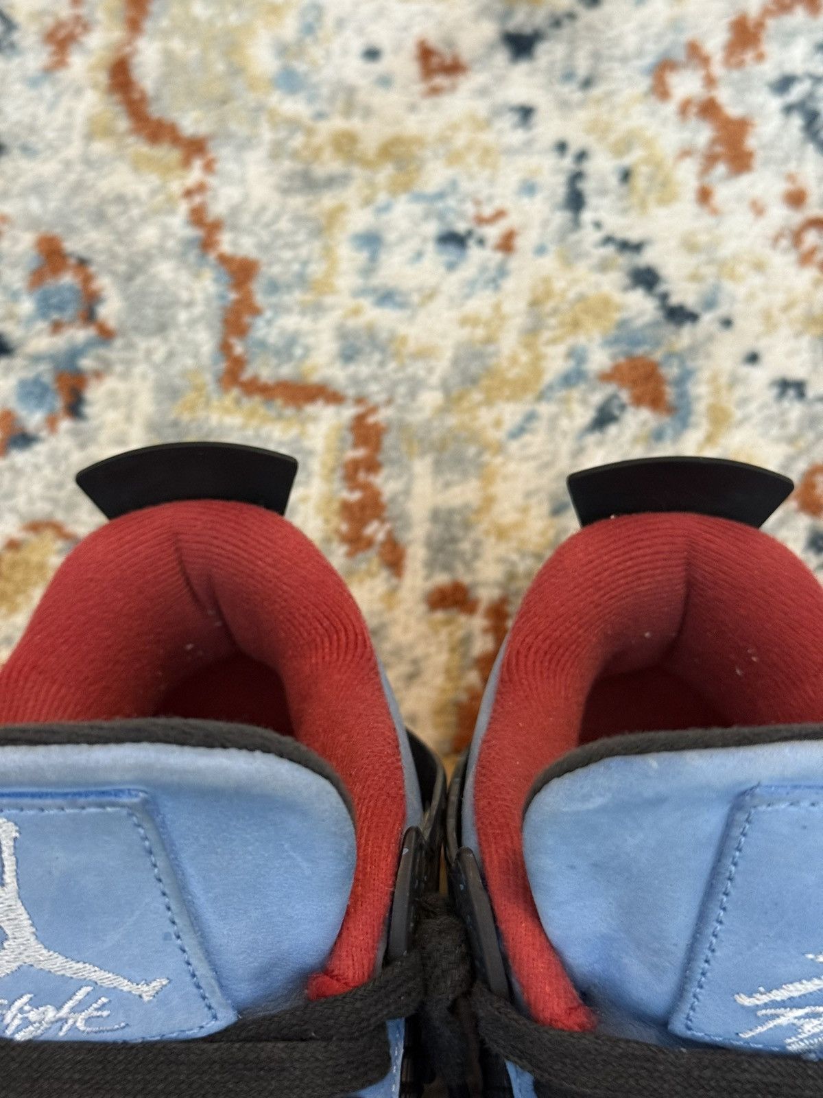 Jordan Brand × Travis Scott Travis Scott x Air Jordan 4 Blue Trainers HiTop high shoes Size US 8 / EU 41 - 11 Thumbnail