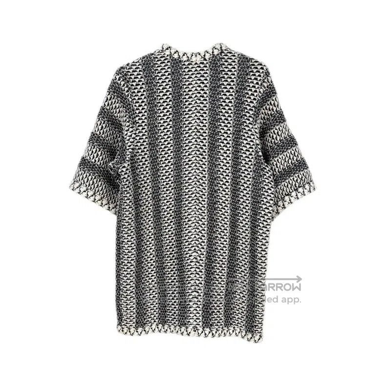 Chanel Chanel Dark gray and white heavy industry woven classic lo Size M / US 6-8 / IT 42-44 - 2 Thumbnail