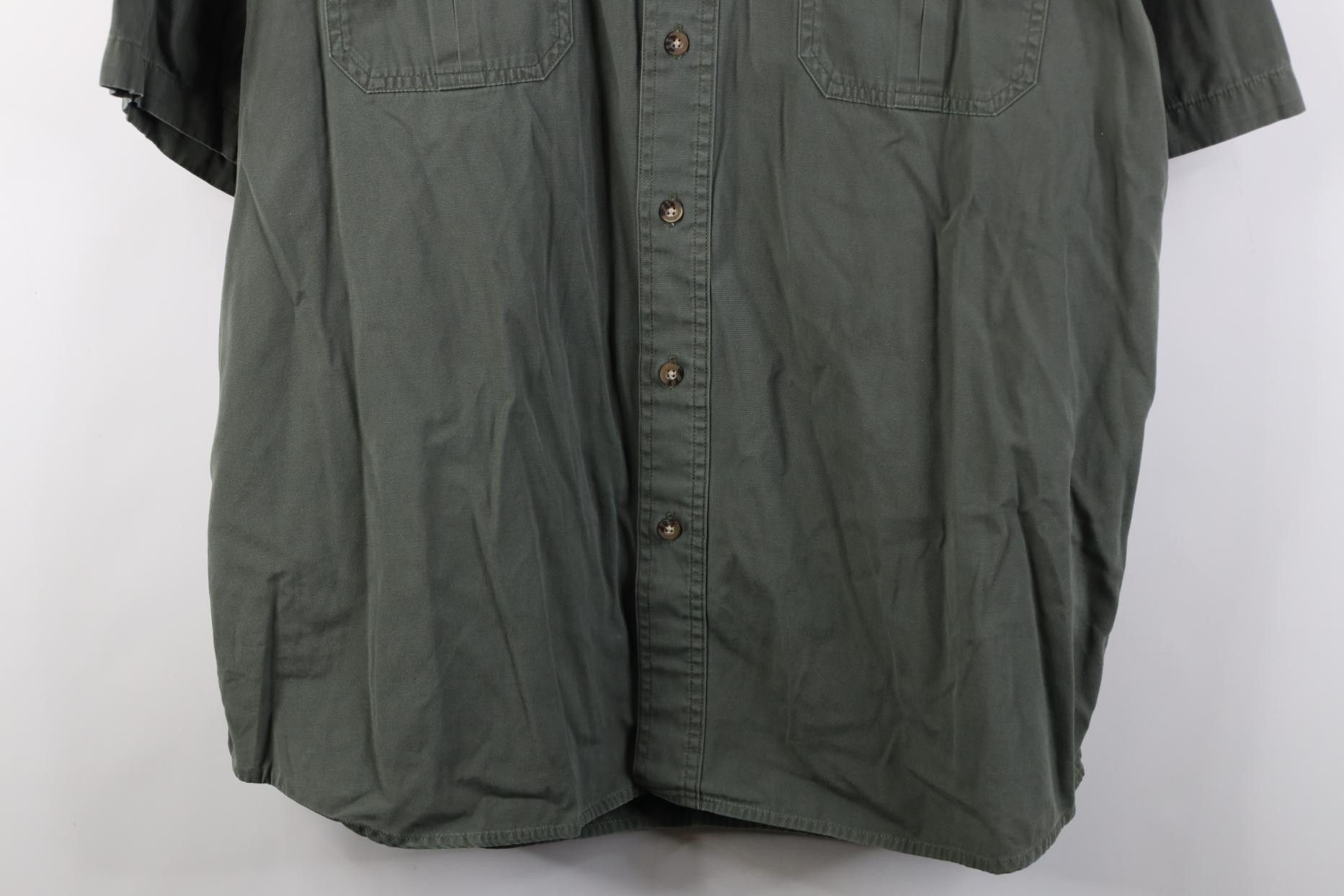 Carhartt Vintage Y2K Carhartt Short Sleeve Collared Button Shirt Size US XL / EU 56 / 4 - 3 Thumbnail