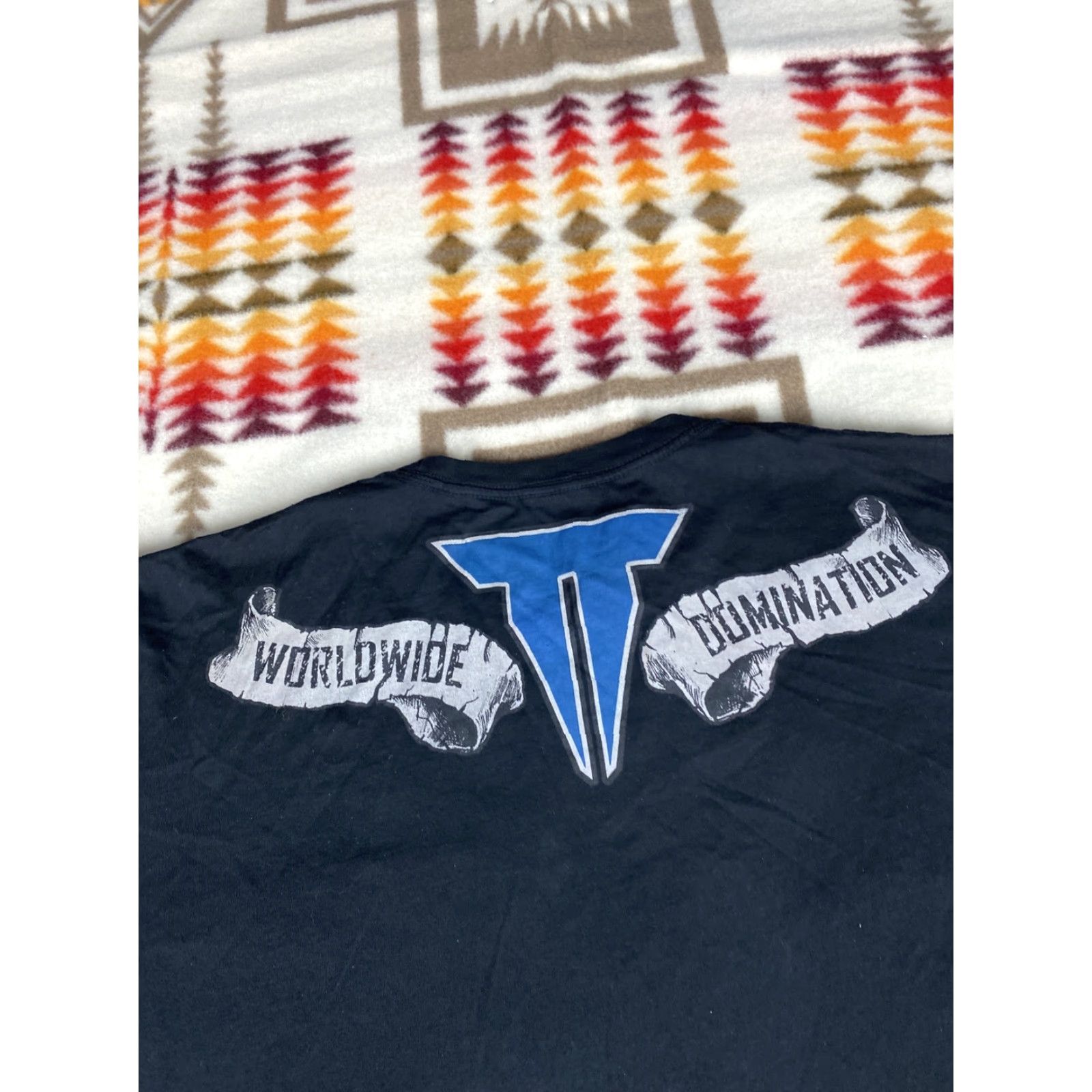 Affliction Affliction T Shirt Mens L All over Graphic US Flag Cross 80s 90s Designer Logo Short Sleeve Crew Neck Multicolor Cotton Regular"} Size US L / EU 52-54 / 3 - 8 Thumbnail