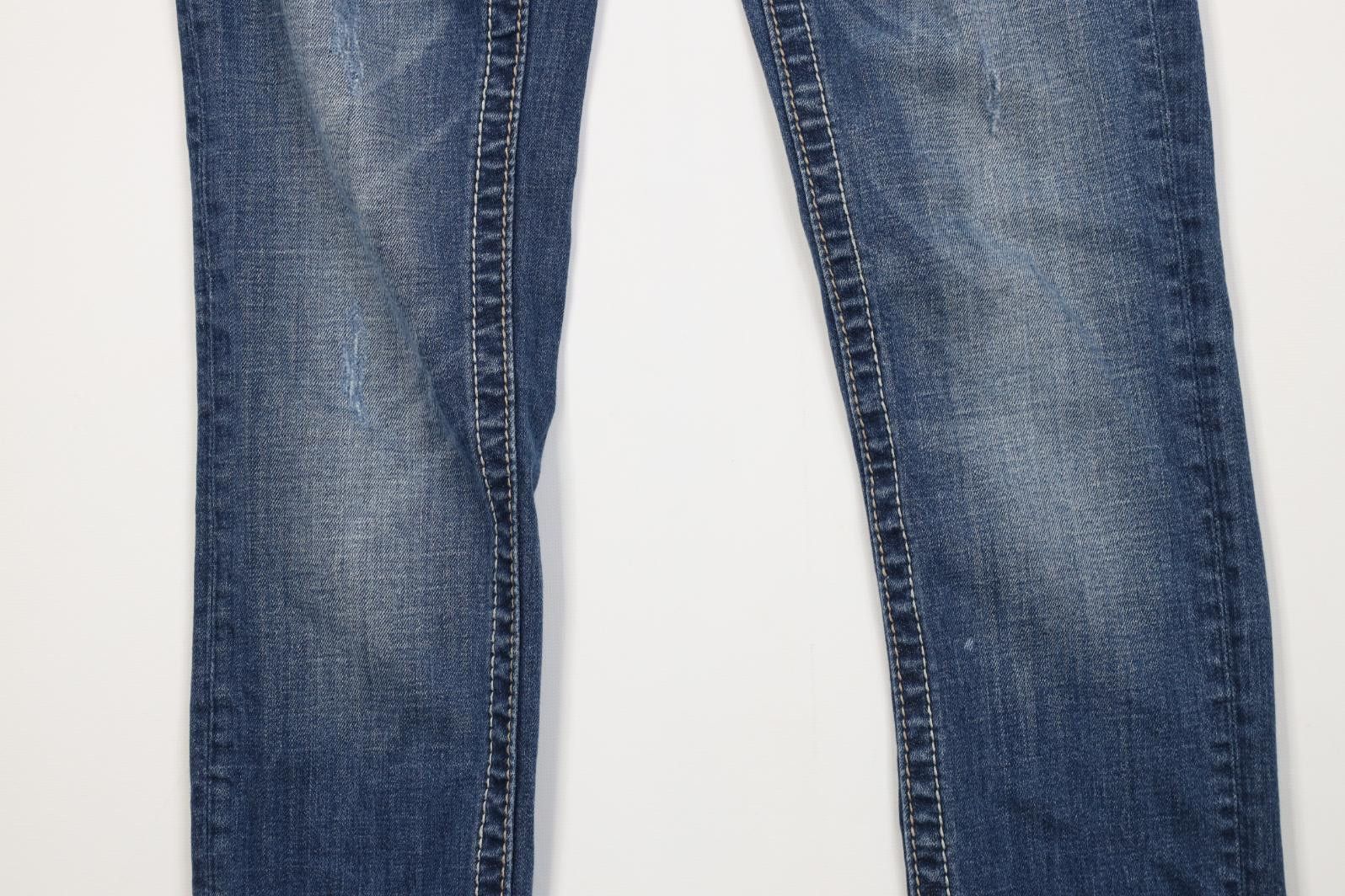 Miss Me Miss Me Thick Stitch Stretch Skinny Leg Denim Jeans Blue Size 26" / US 2 / IT 38 - 3 Thumbnail
