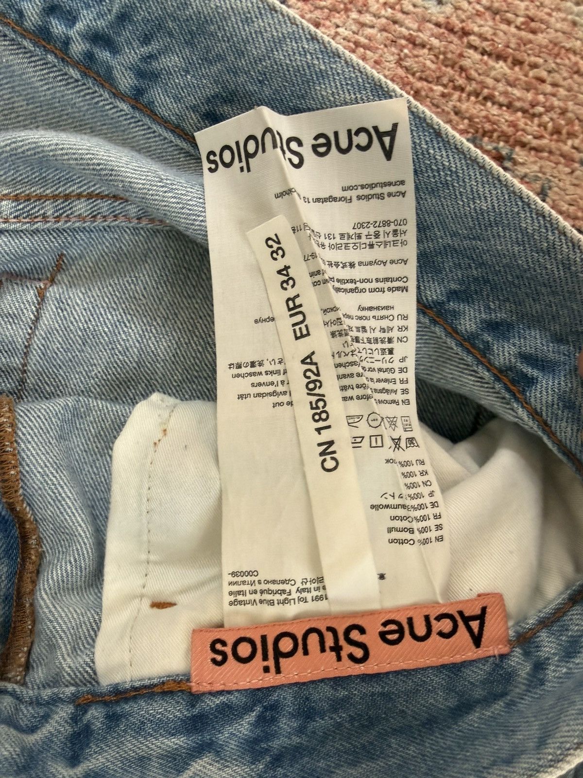 Acne Studios Acne studios jeans with denim belt Size US 34 / EU 50 - 4 Thumbnail