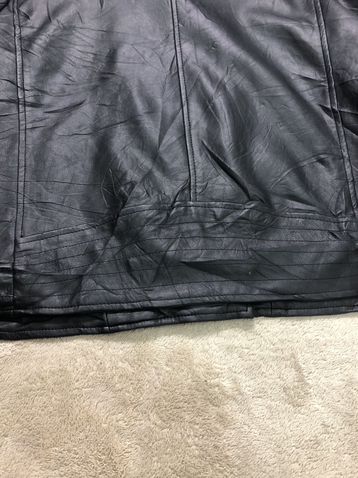 Japanese Brand × Seditionaries Vintage Pvc Leather Crop Jacket Seditionaries Punk Style Size M / US 6-8 / IT 42-44 - 16 Thumbnail
