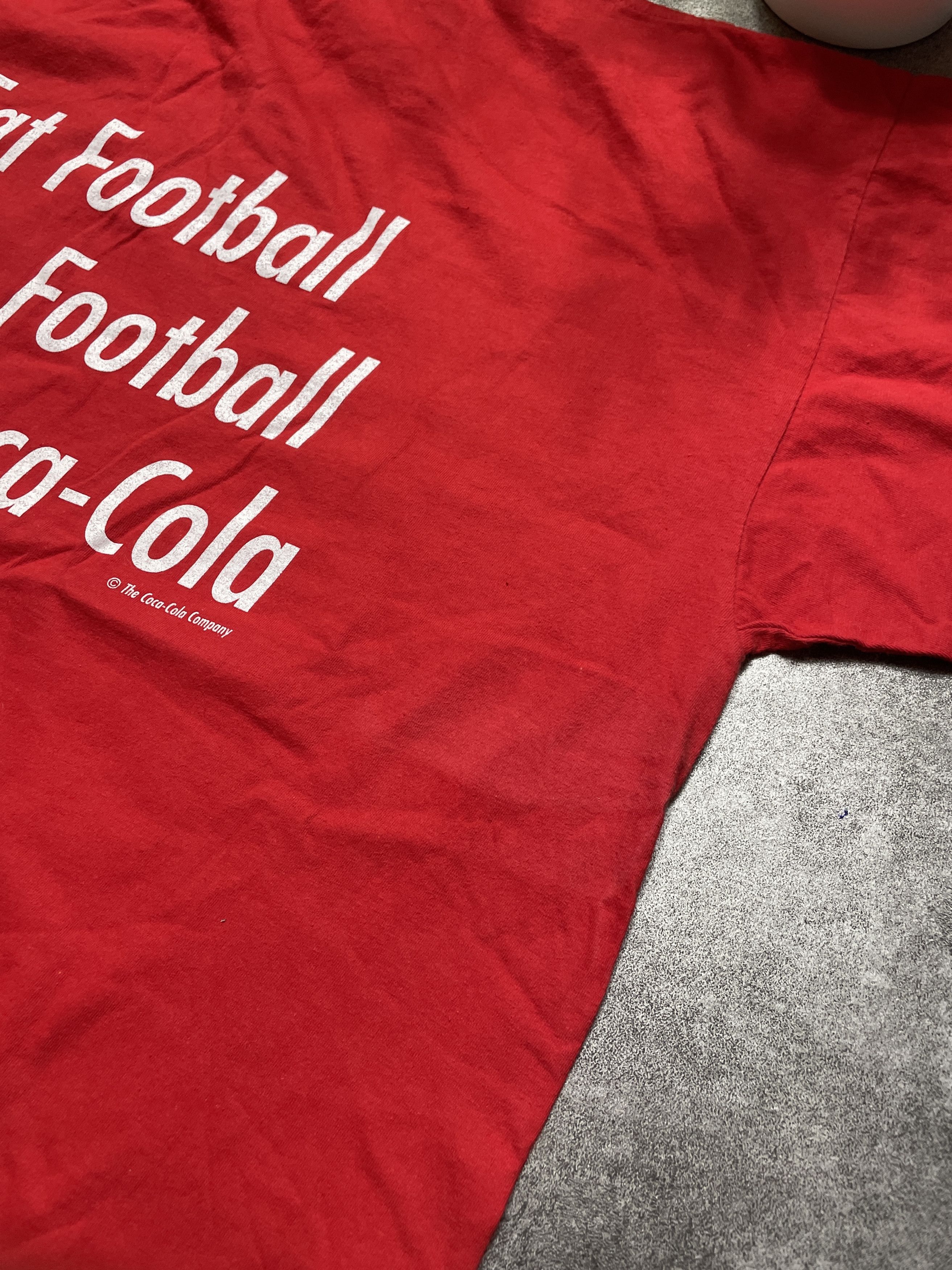 Coca Cola ❗️RARE❗️Vintage 1996 UEFA Euro England Coca Cola T-Shirt Size US L / EU 52-54 / 3 - 10 Thumbnail