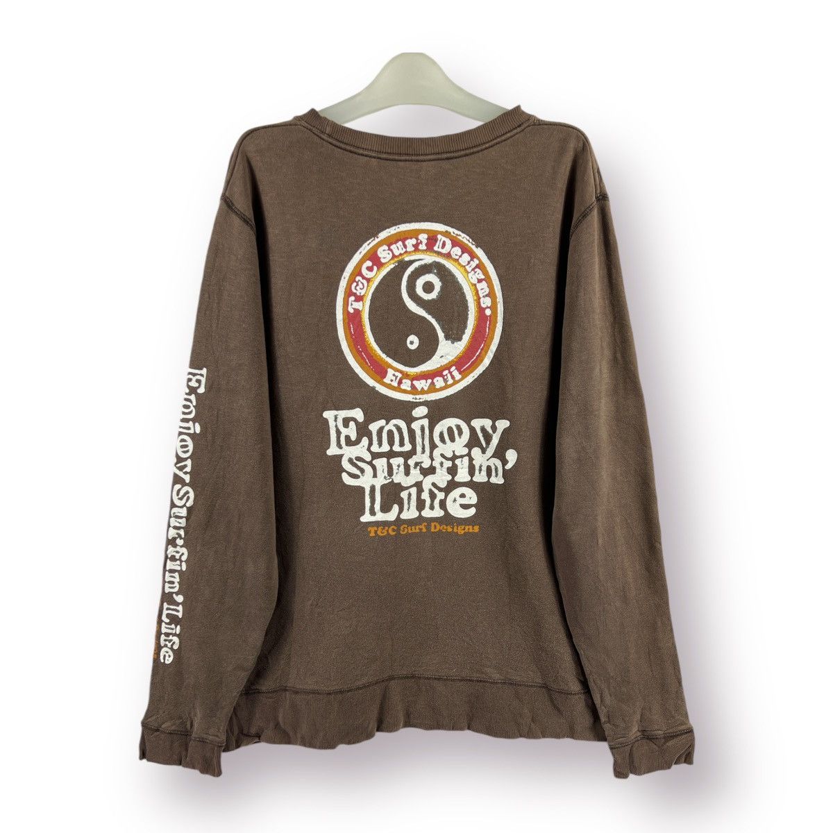 Sun Surf 🌊 T&C Surf Design "Enjoy Surfin' Life" streetwear Sweat Size US S / EU 44-46 / 1 - 1 Thumbnail