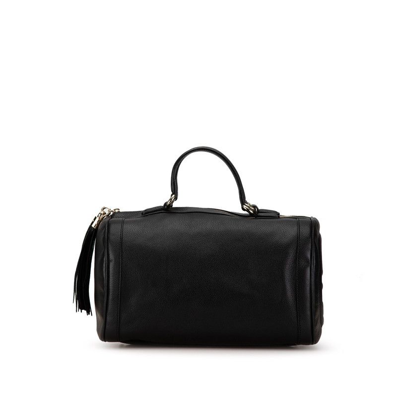 Gucci Gucci Gucci Interlocking G Soho Mini Boston Bag Leather Handbag 282302 in Great Condition Size ONE SIZE - 1 Thumbnail