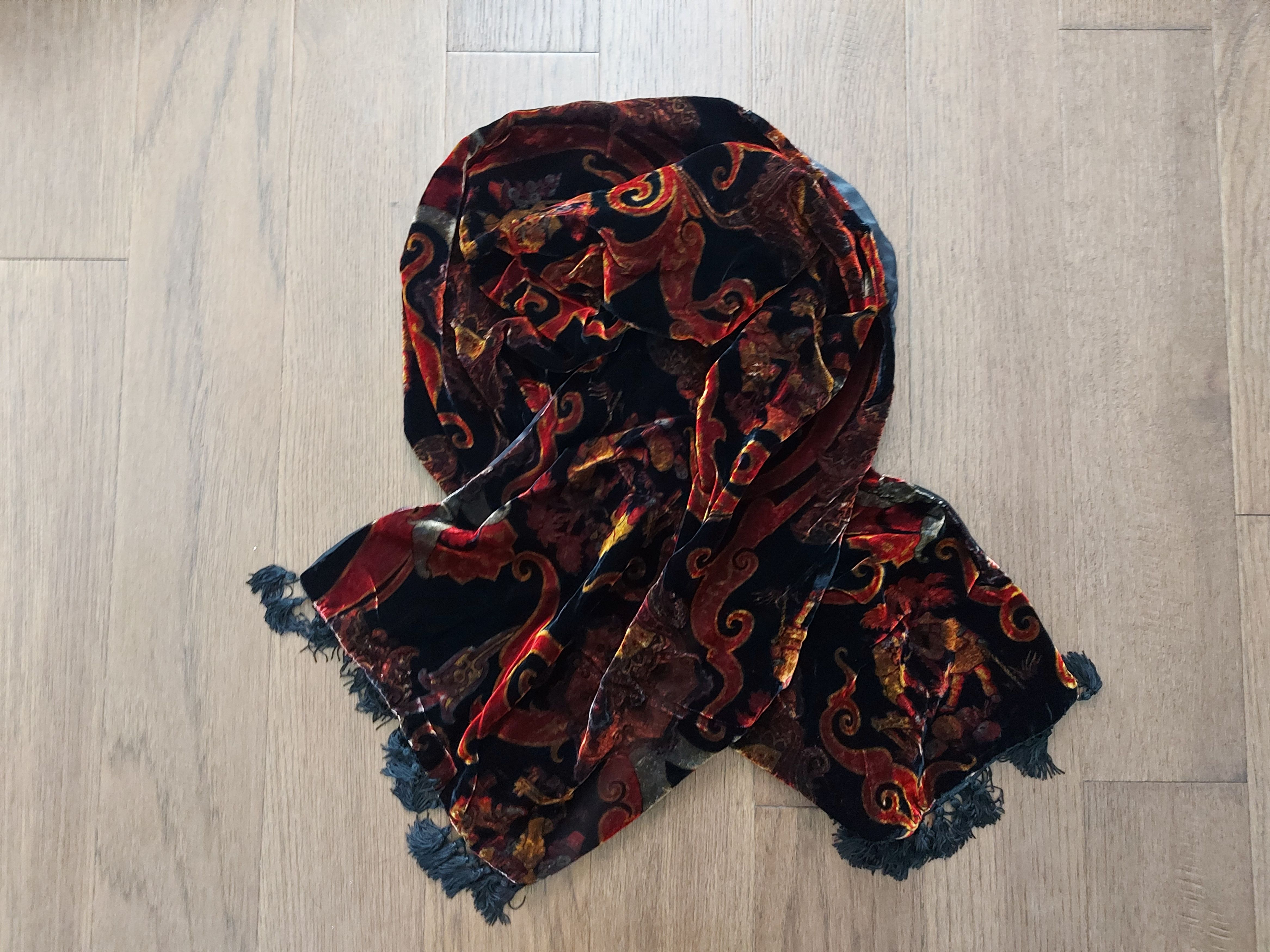 Etro Etro Vintage Paisley Silk Scarf Size ONE SIZE - 1 Thumbnail