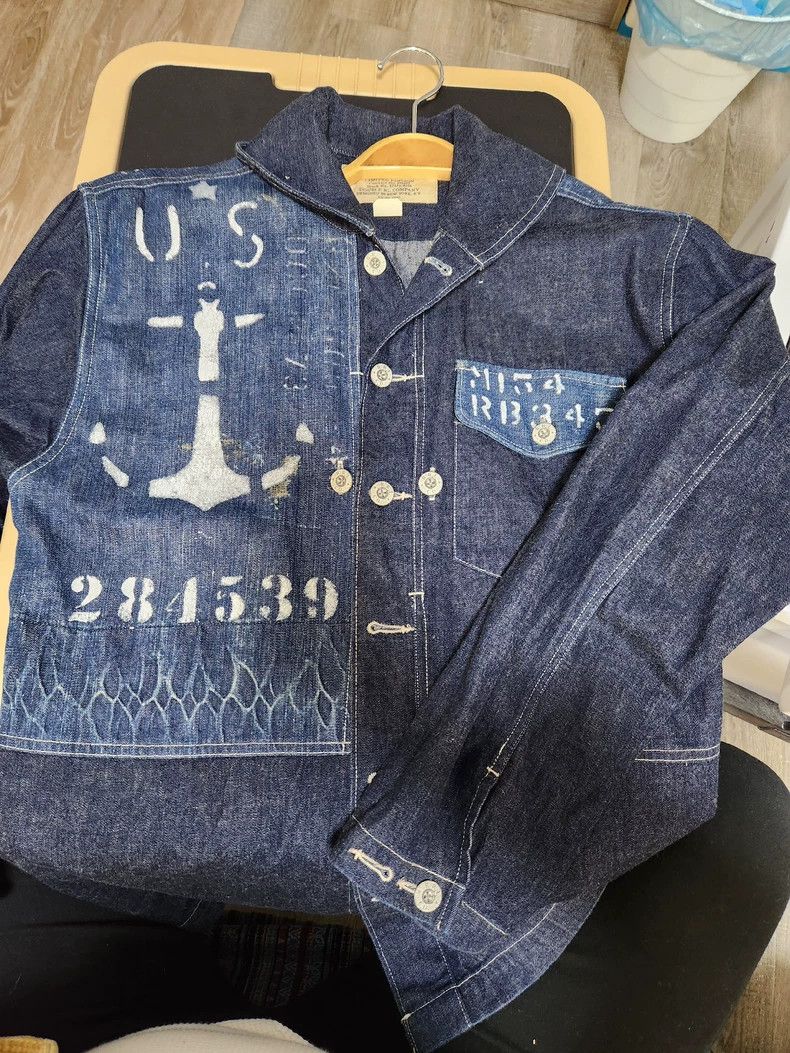 RRL Ralph Lauren RRL Ralph Lauren Blue dyed American retro green fruit coll Size US S / EU 44-46 / 1 - 5 Thumbnail