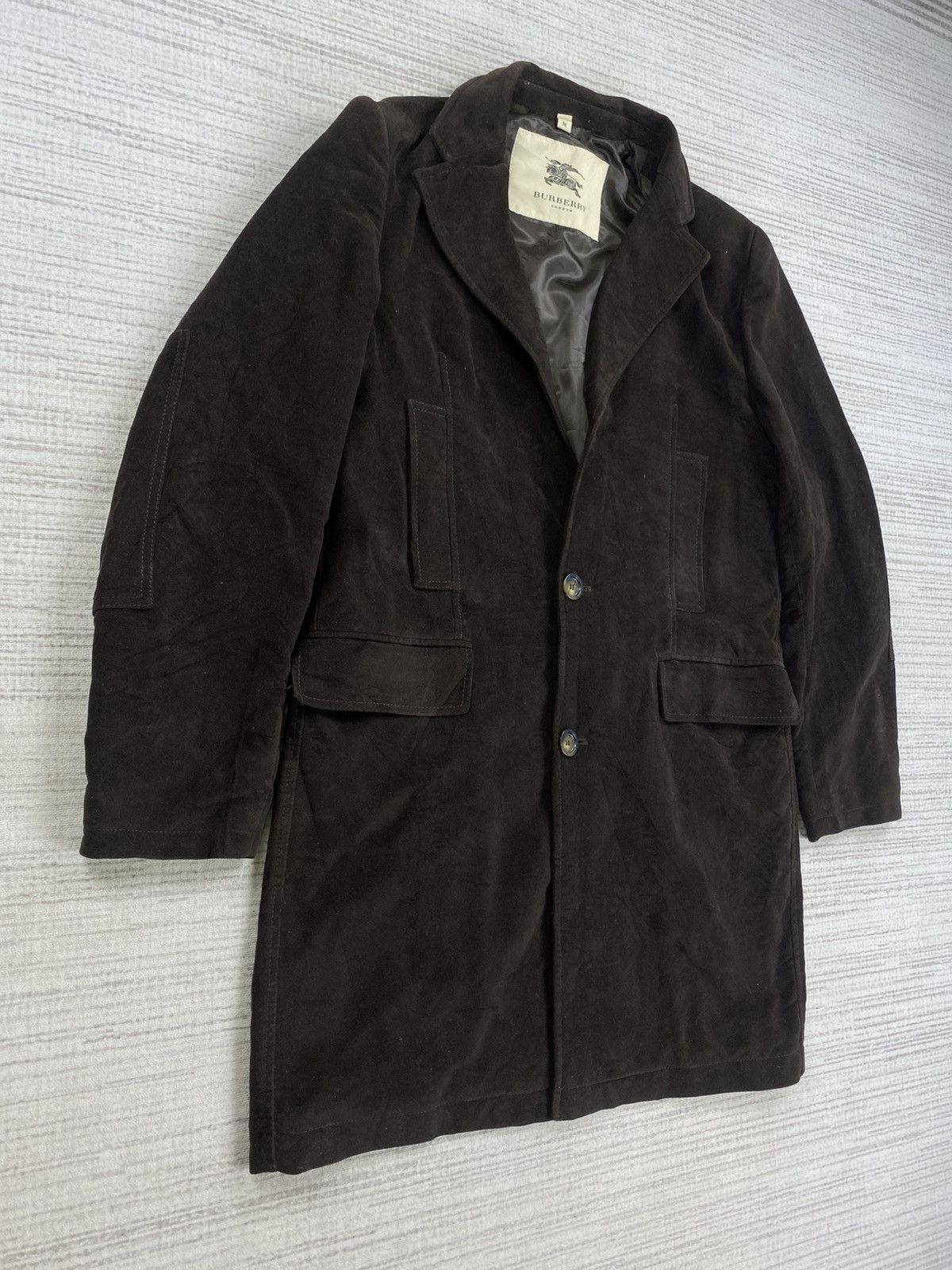 Burberry × Japanese Brand × Vintage Vintage Burberry London Double Colar Wool Trench Coat Jacket Size US M / EU 48-50 / 2 - 3 Thumbnail