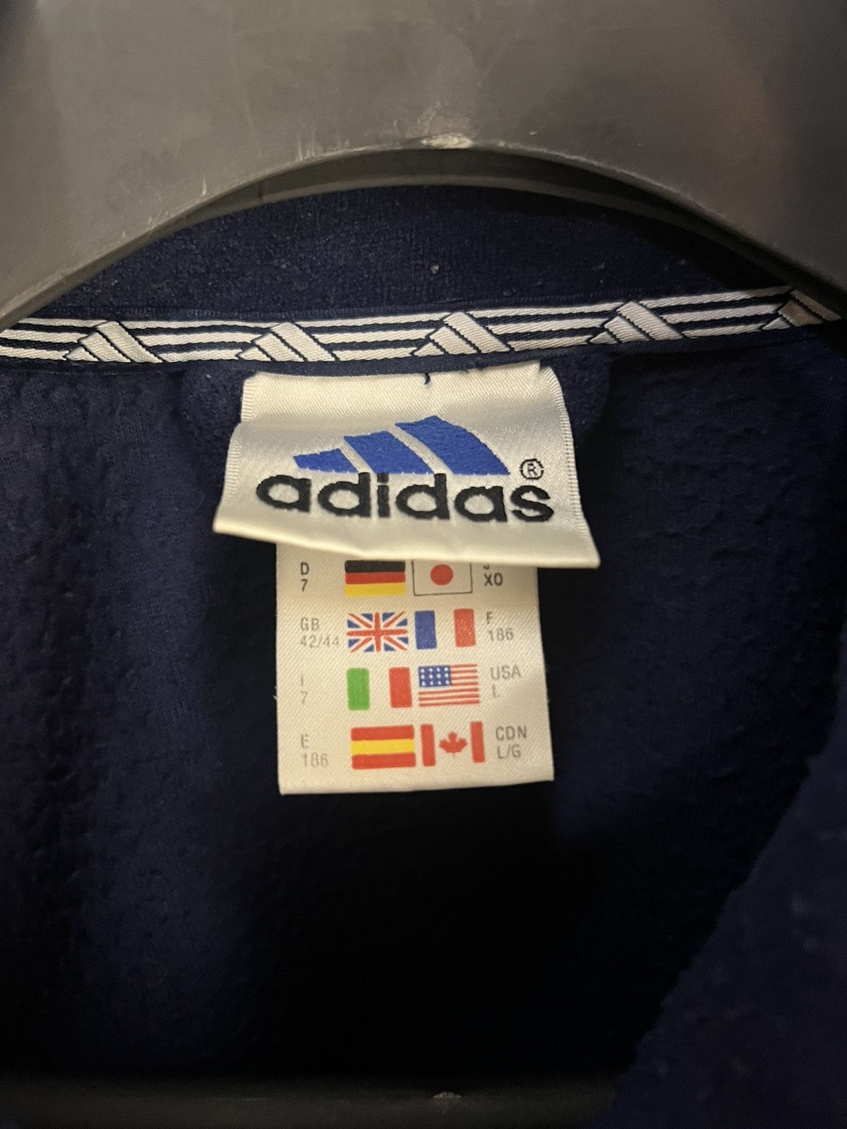 Vintage VERY RARE ADIDAS FC TOTTENHAM HOTSPUR SOCCER JACKET RETRO Size US XL / EU 56 / 4 - 4 Thumbnail