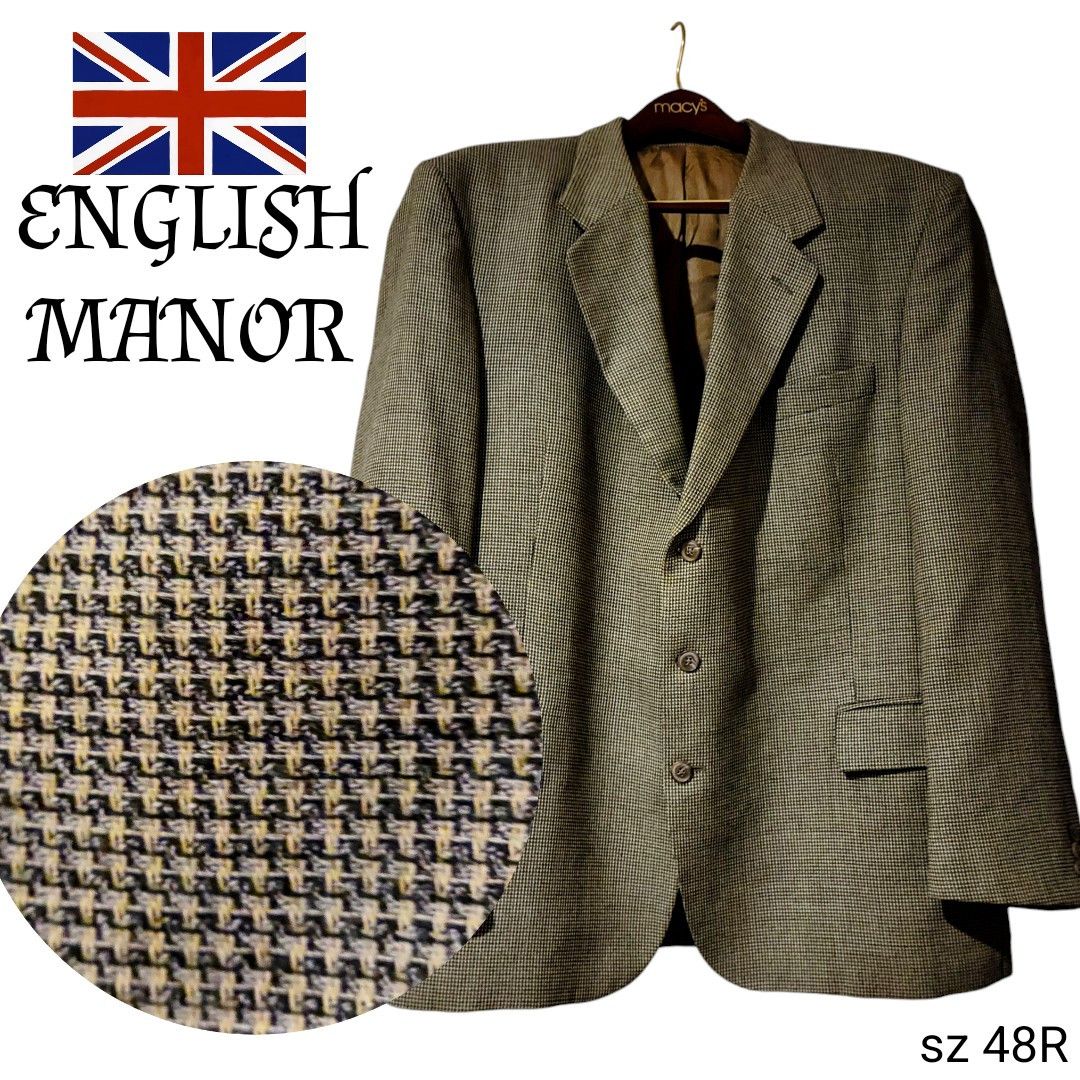 Other English Manor Light Brown Sports Coat Suit Jacket Size 46R - 1 Thumbnail