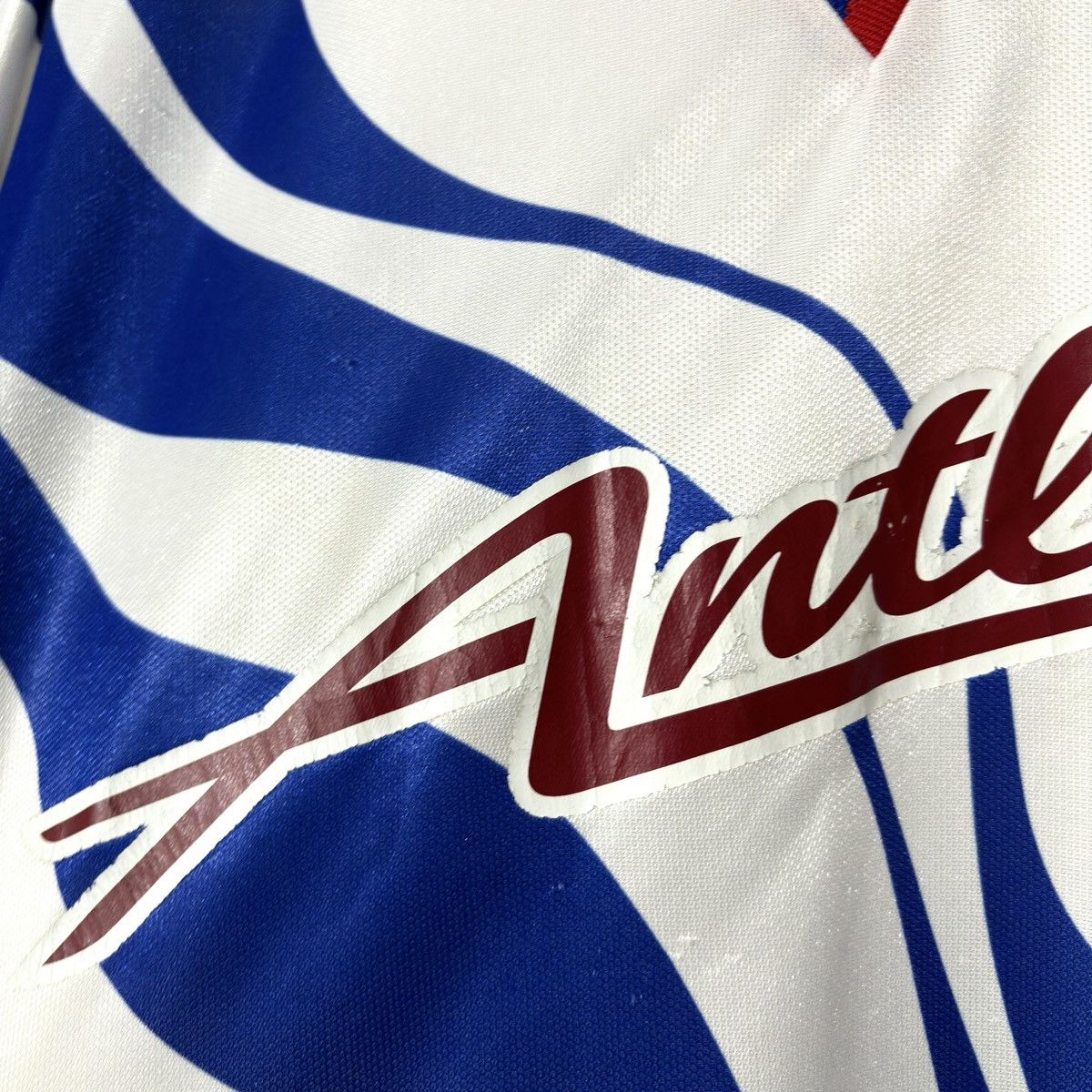 Japanese Brand × Vintage 1993 1994 Kashima Antlers Japan Mizuno Vintage Soccer Jersey Size US L / EU 52-54 / 3 - 4 Thumbnail