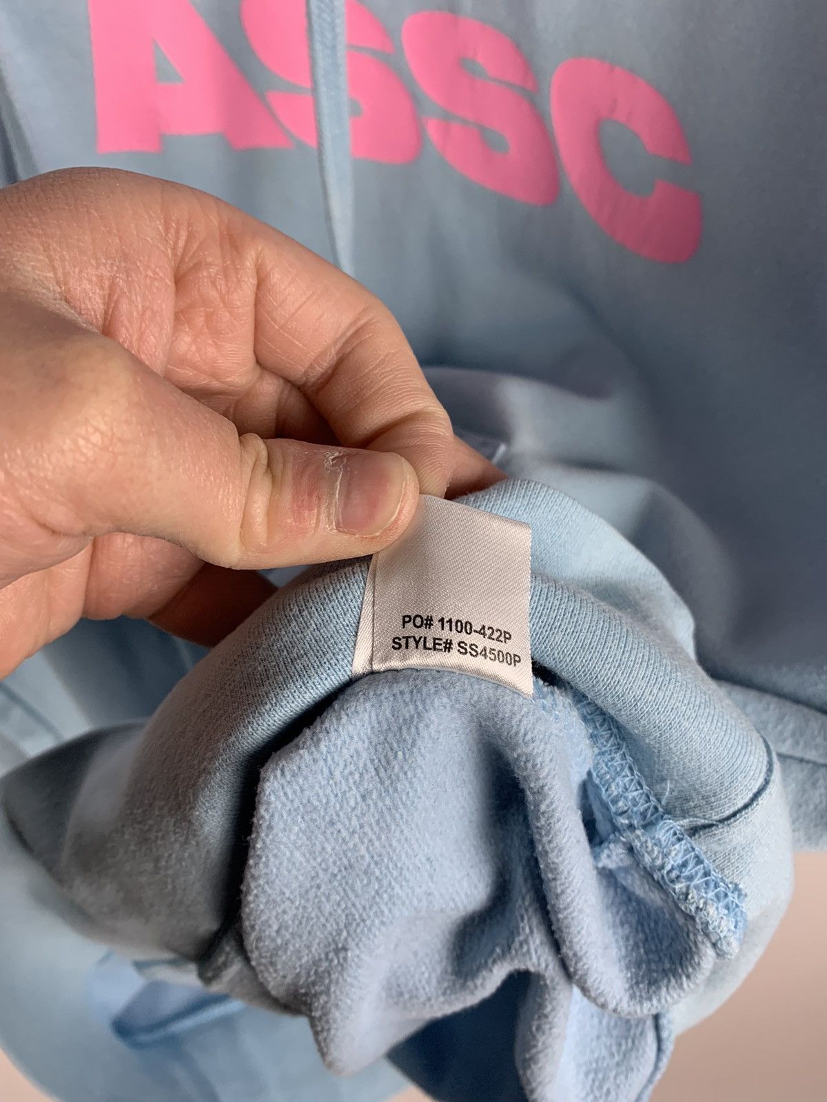 Anti Social Social Club Anti Social Social Club 3D Logo Hoodie Baby Blue Size M Size US M / EU 48-50 / 2 - 18 Thumbnail