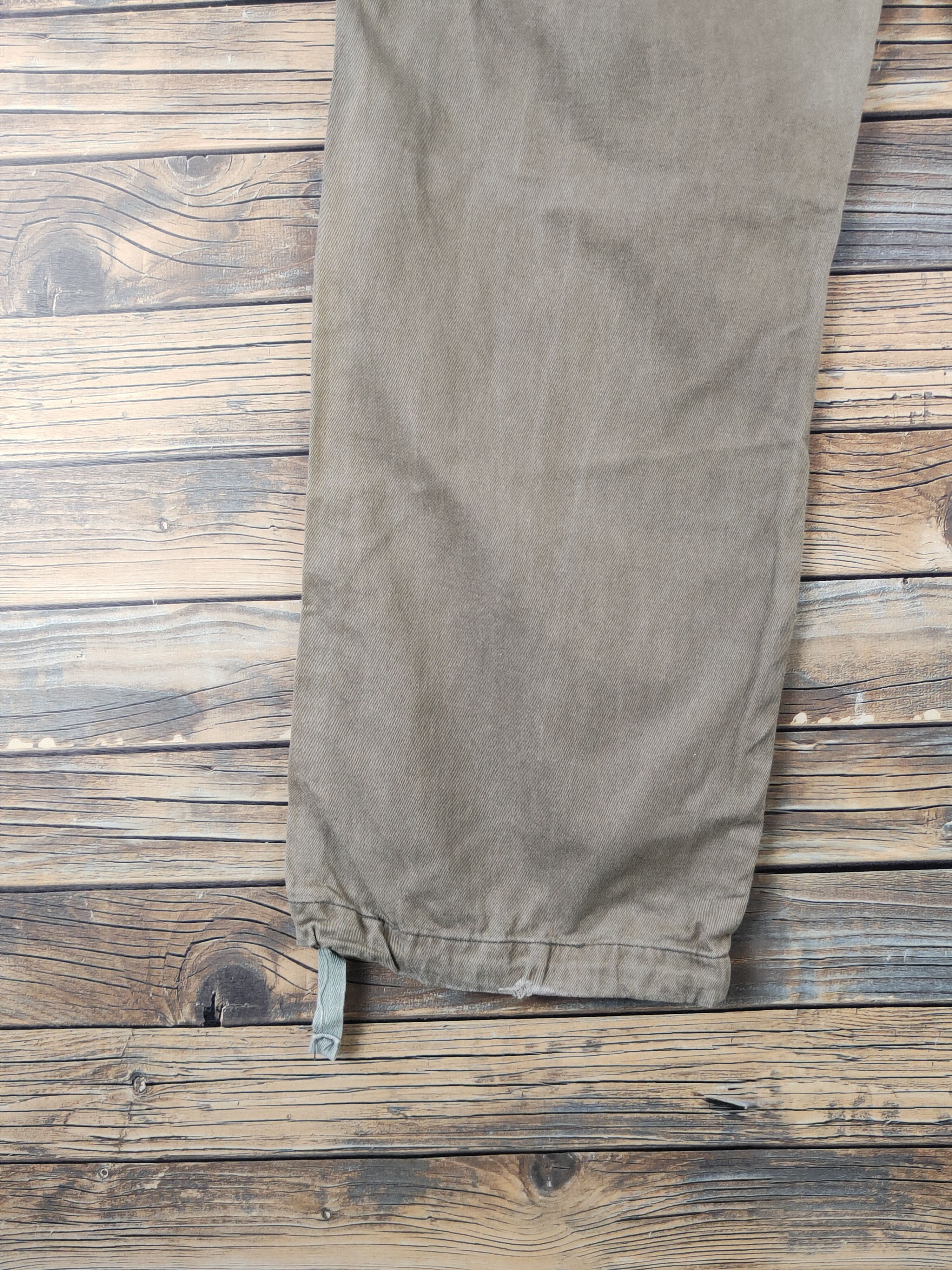 Japanese Brand DL SOHC Olive Faded Multipocket Tactical Cargo Pants #1365 Size US 29 - 9 Thumbnail