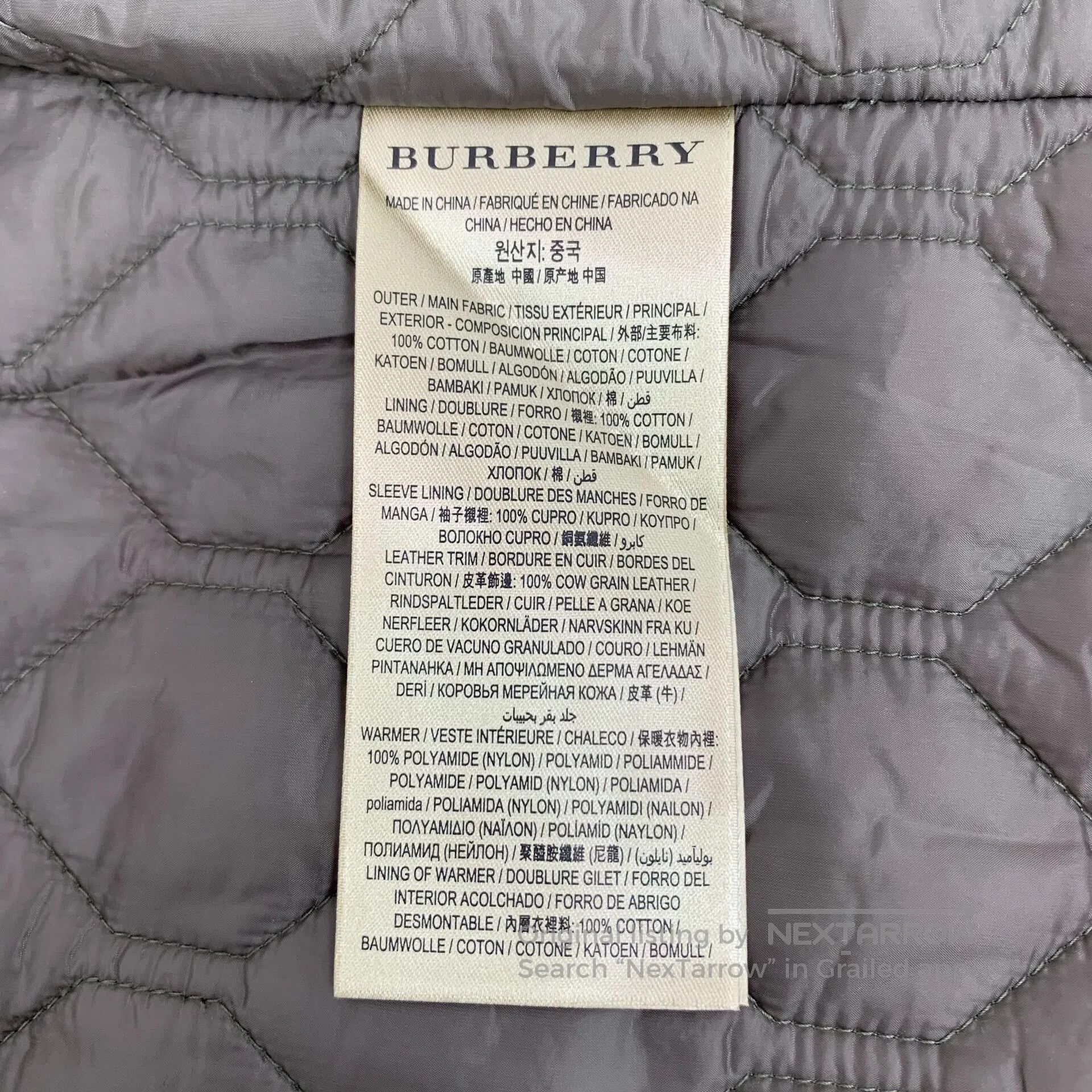 Burberry Burberry Brown Cotton Reversible Collar Hooded Double Brea Size S / US 4 / IT 40 - 6 Thumbnail