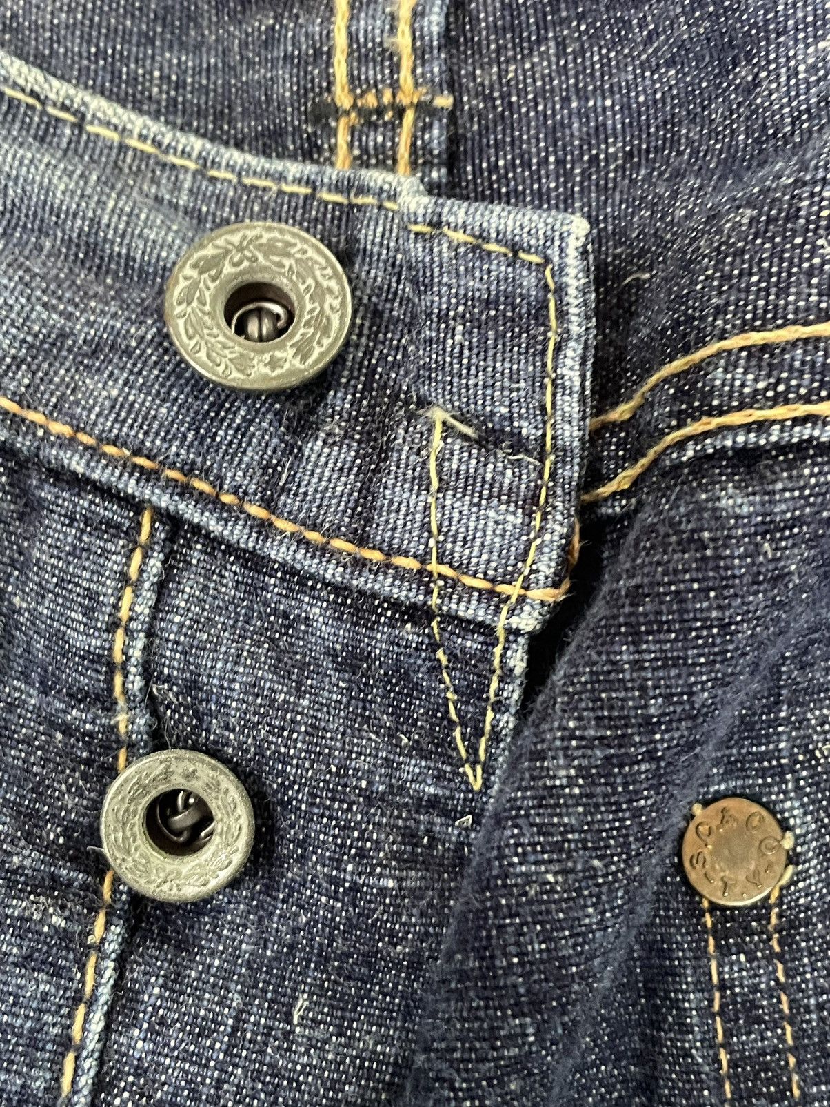 Sugar Cane Vintage Sugarcane Okinawa Selvedge Distresed Denim Size US 32 / EU 48 - 21 Thumbnail