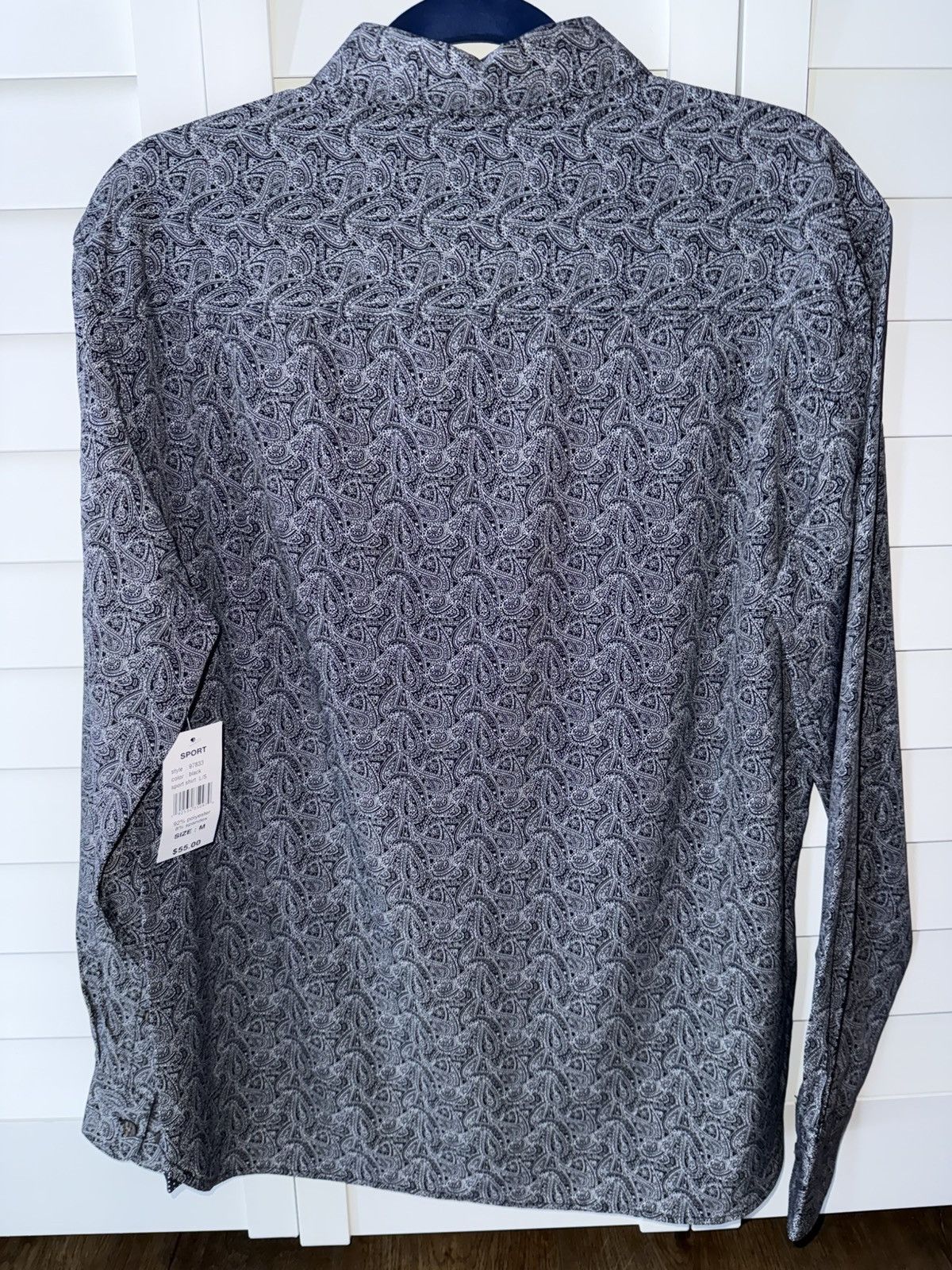 Campia Moda Campia Moda Paisley Stretch Shirt – Modern Fit – Medium Size US M / EU 48-50 / 2 - 2 Thumbnail