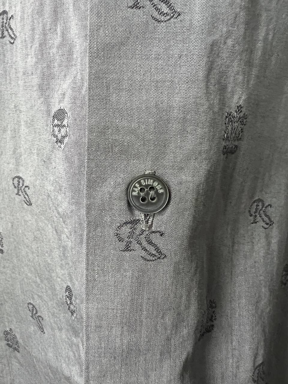 Raf Simons AW06/07 Raf Simons Grey Patterned Shirt Size 44 Size US S / EU 44-46 / 1 - 8 Thumbnail