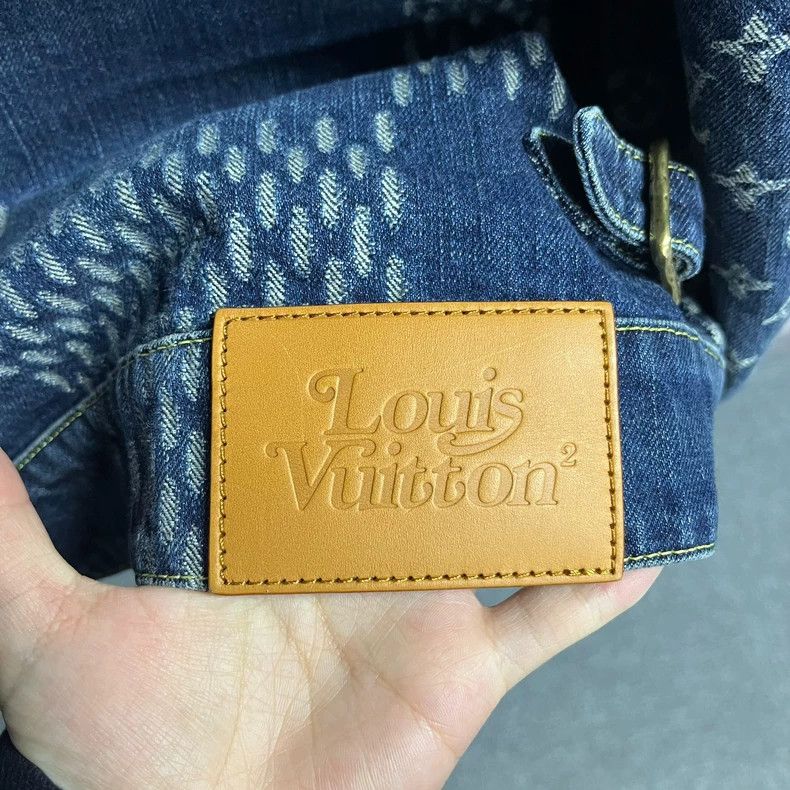 Louis Vuitton louis vuitton Navy blue nigo plaid full print patchwork jac Size US L / EU 52-54 / 3 - 5 Thumbnail
